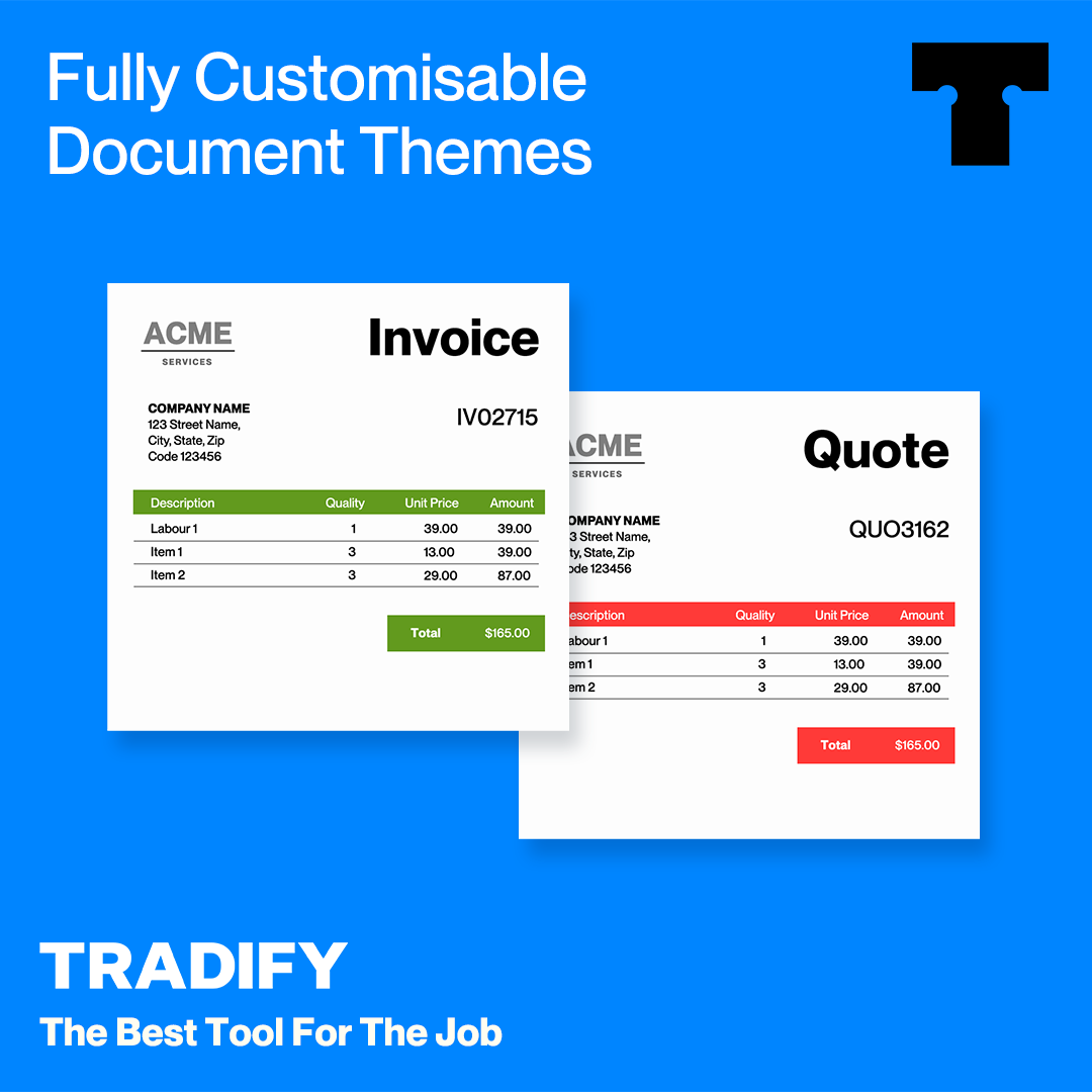 Tradify Facebook ad