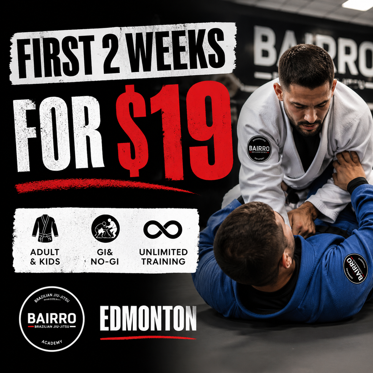 Bairro Brazilian Jiu-Jitsu & Muay Thai Kickboxing Facebook ad