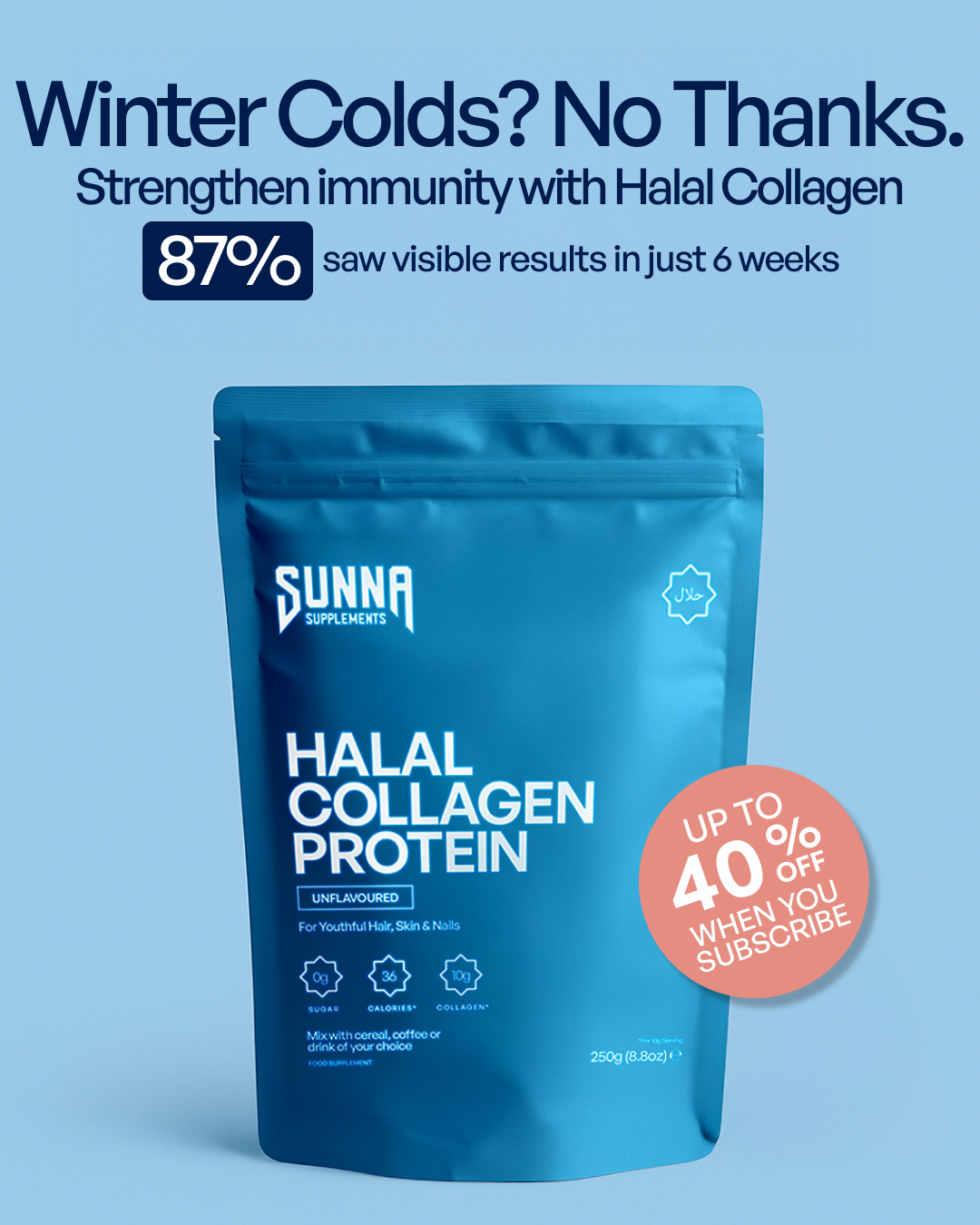Sunna Supplements Facebook ad