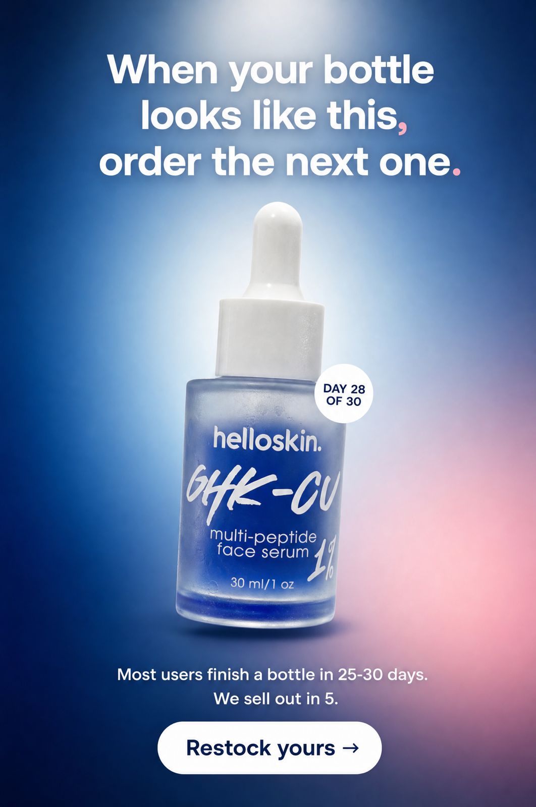 Helloskin Facebook ad