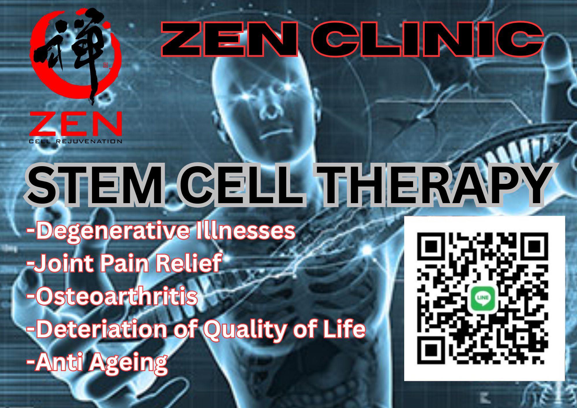 Zen Clinic Facebook ad: Stem cell Therapy