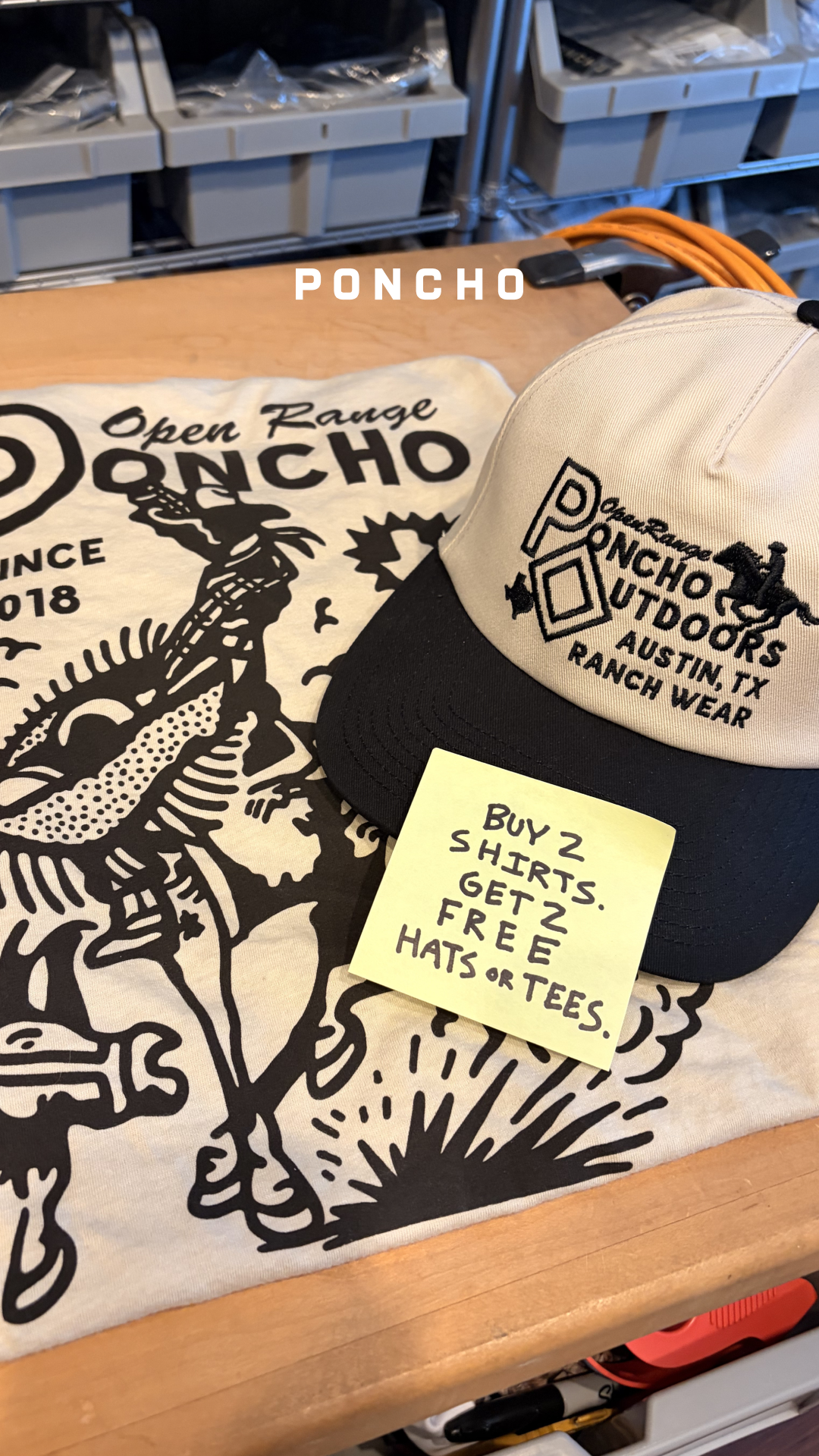 Poncho Facebook ad