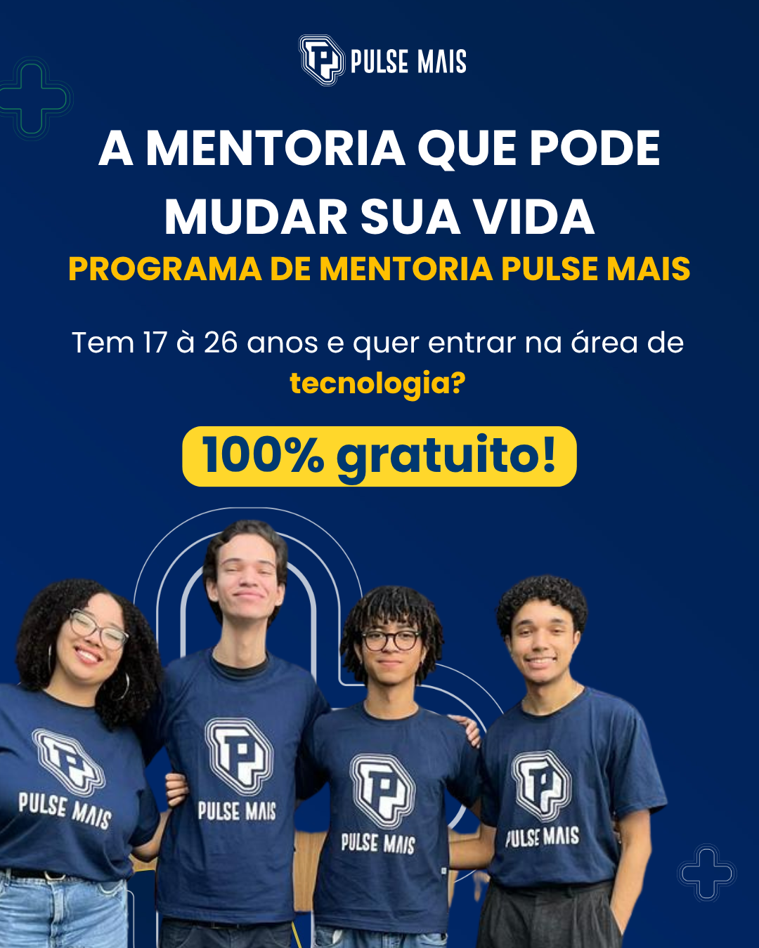 Pulse Mais Facebook ad: Se você tem entre 17 e 26 anos e deseja construir uma…
