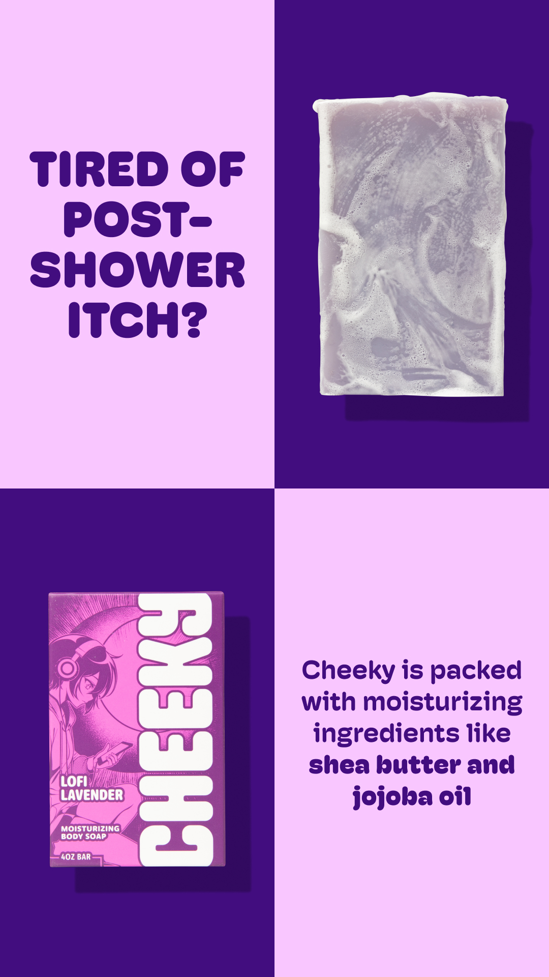 Cheeky Soap Facebook ad
