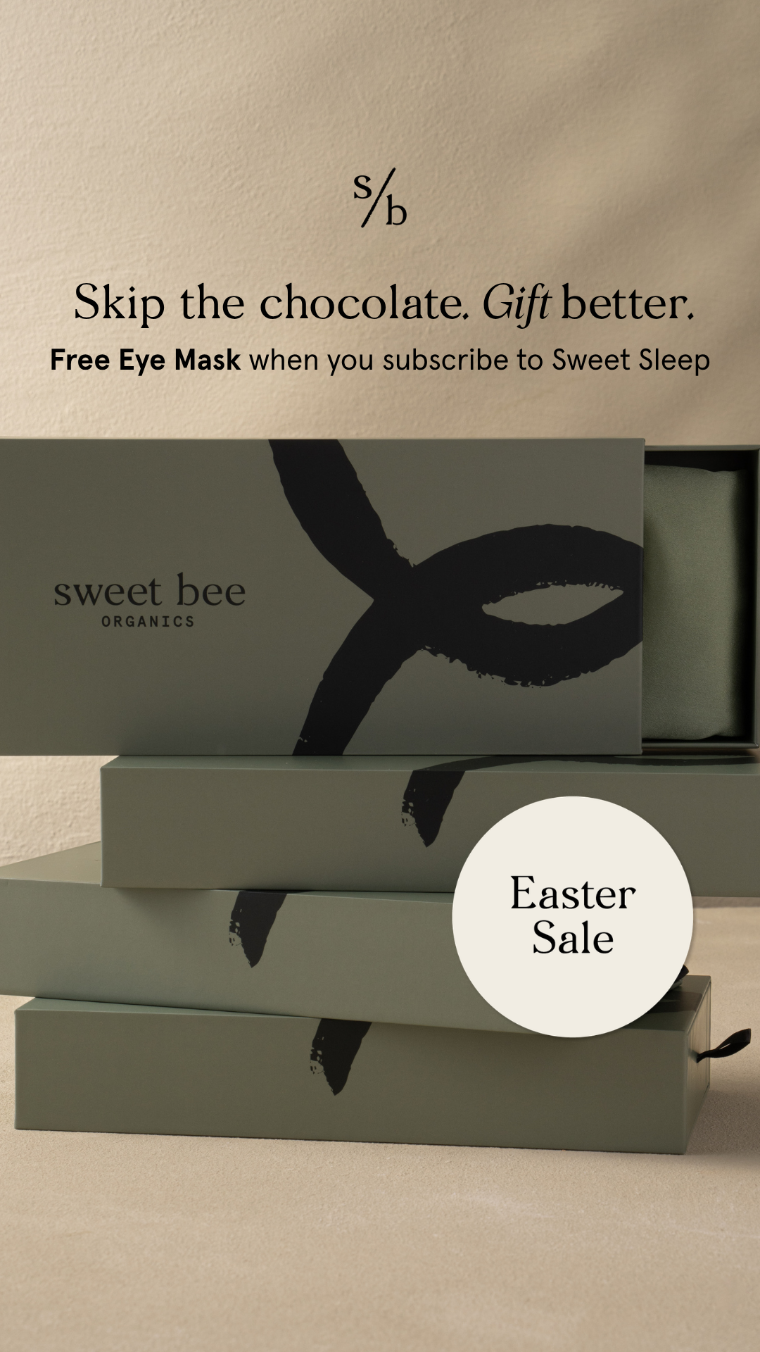 Sweet Bee Organics Facebook ad