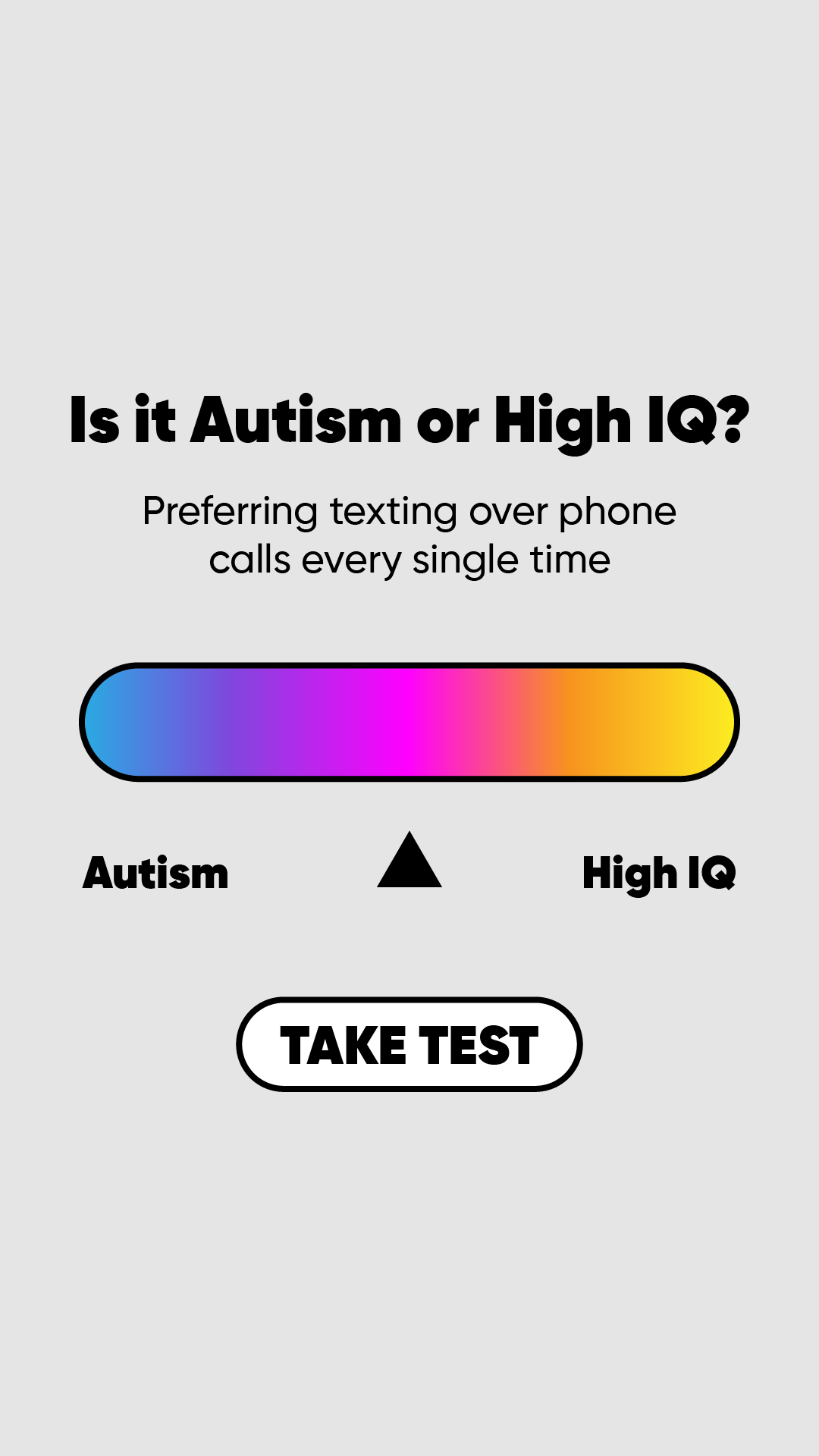 Personality Type Facebook ad