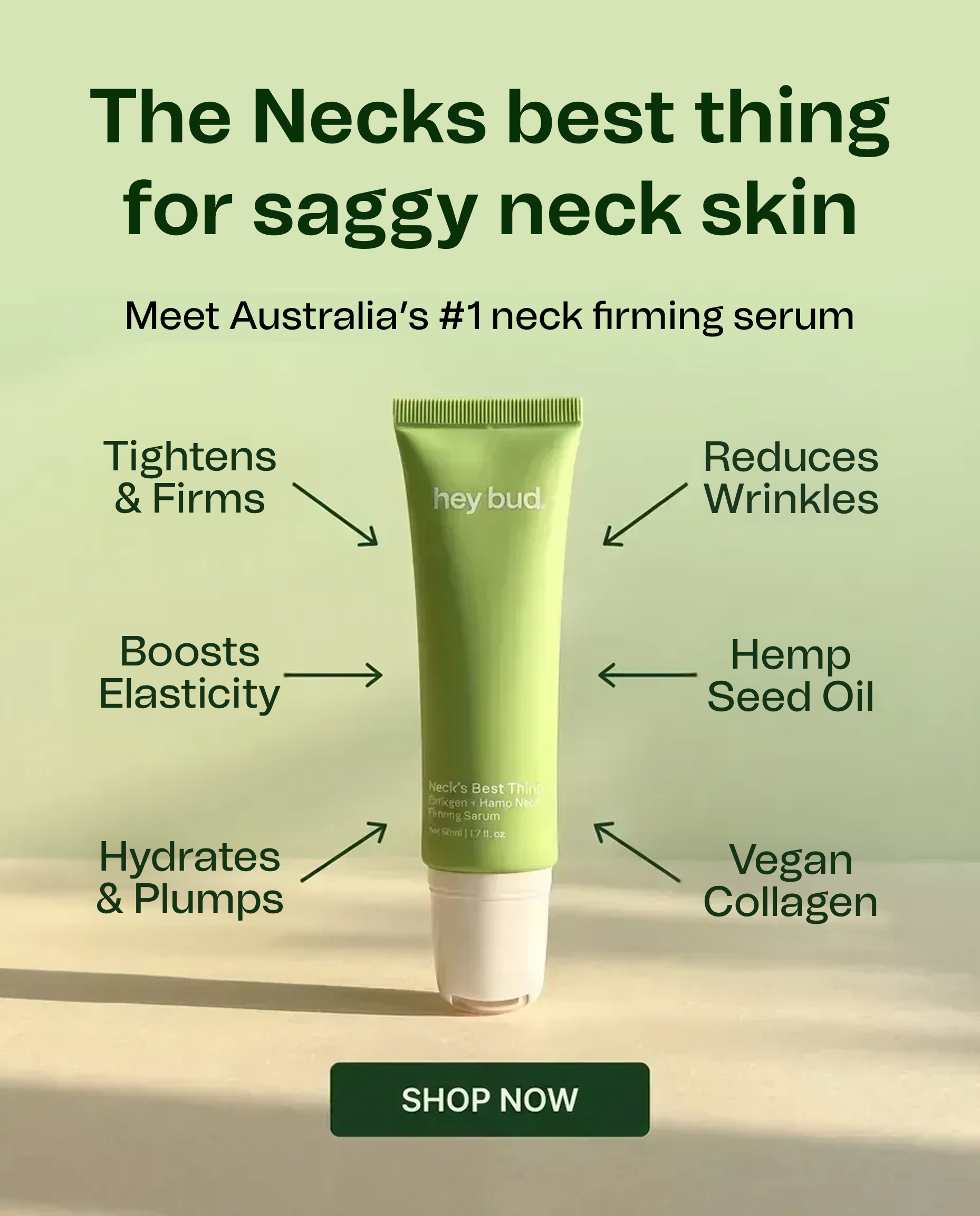 Hey Bud Skincare Facebook ad