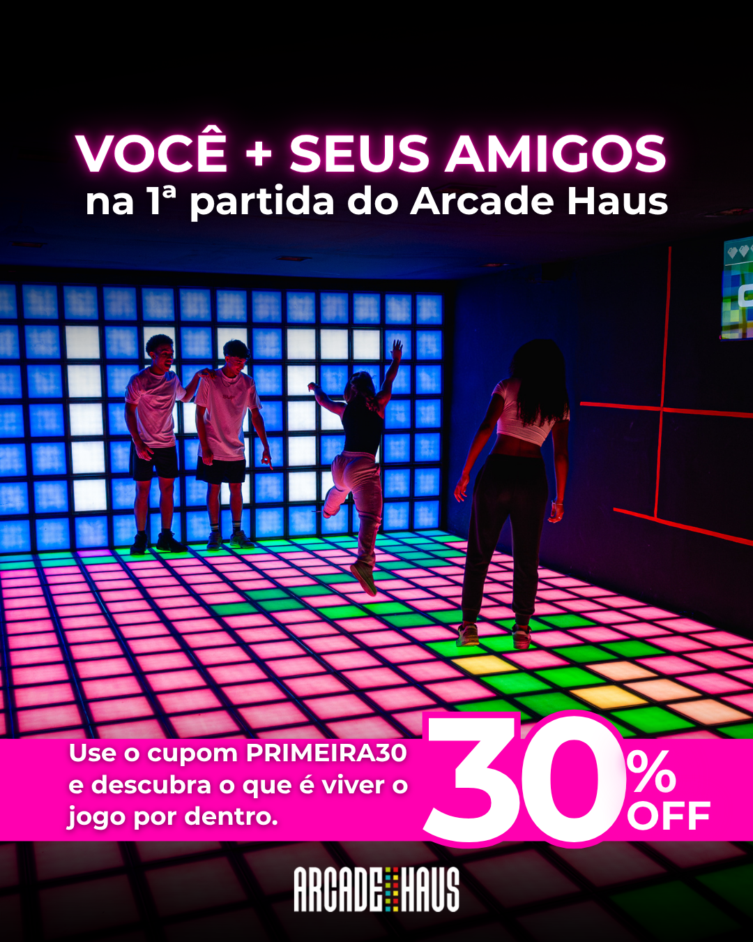 Arcade Haus Facebook ad from Nov 14, 2025