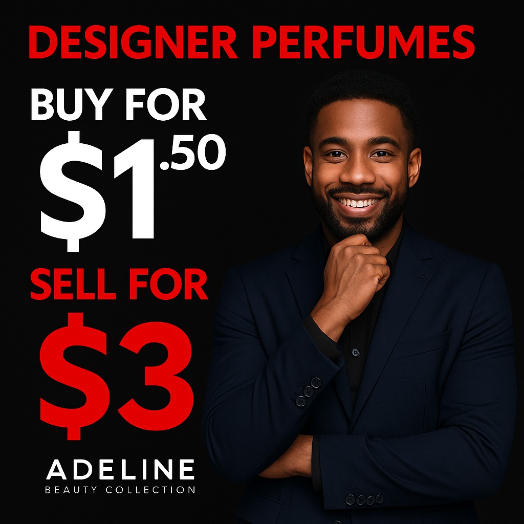 Adeline Beauty Collection Facebook ad: MEN, THIS IS YOUR HUSTLE CALL!