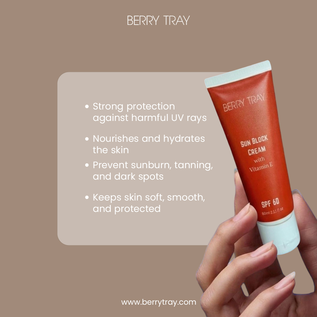 Berry Tray's Facebook ad: Daily Sun Protection Made Easy