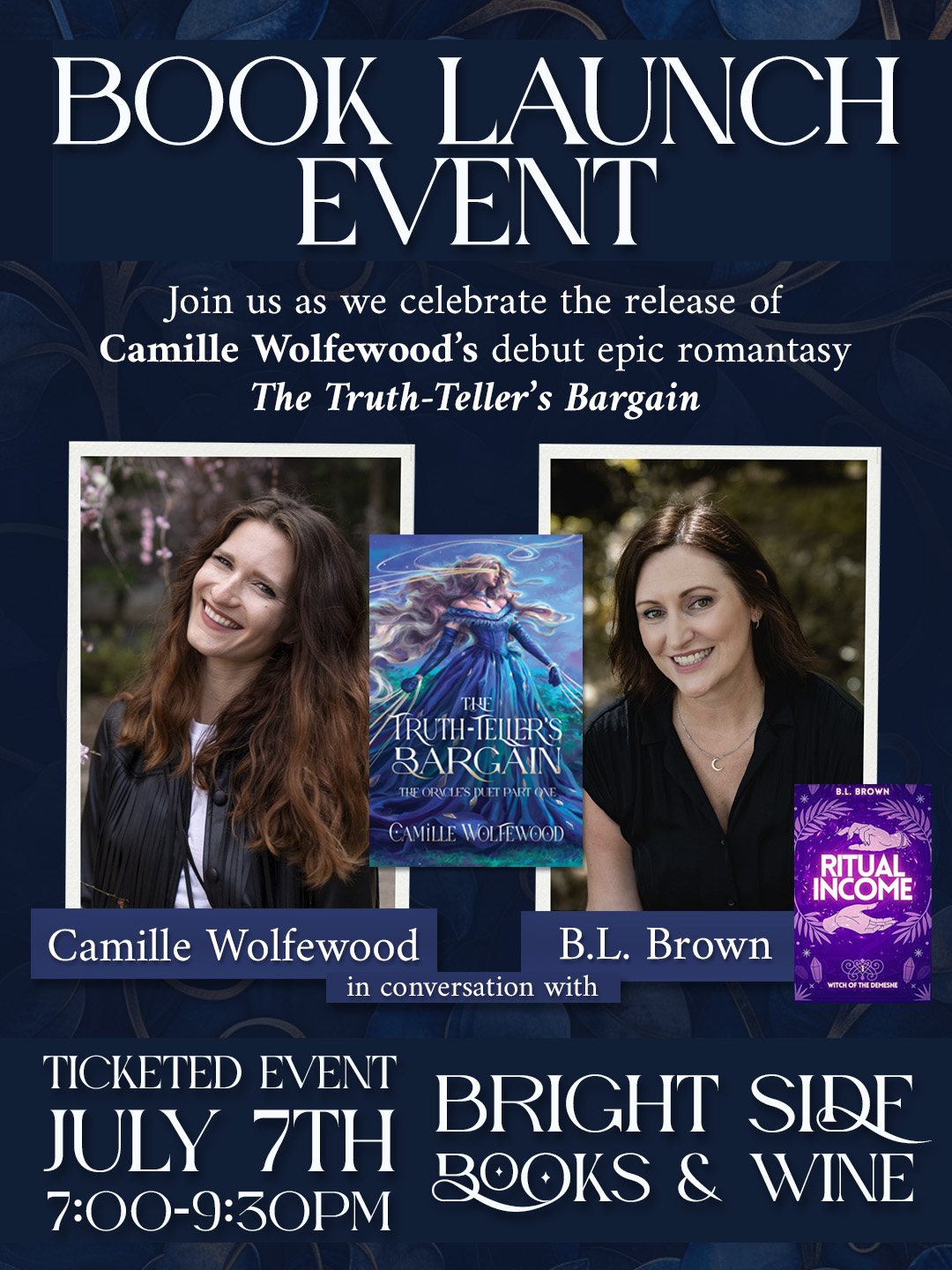 Camille Wolfewood - Author Facebook ad