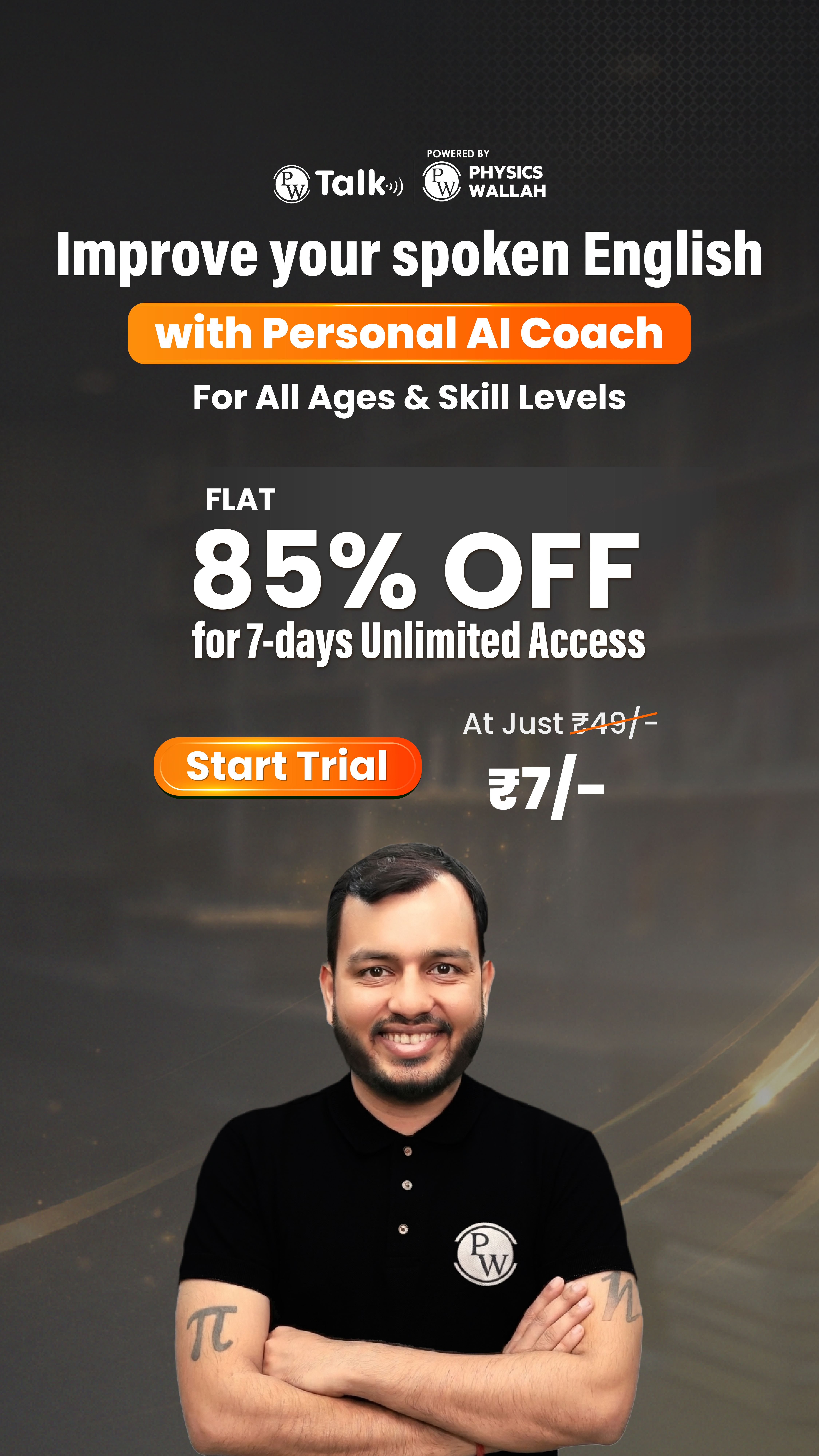 PW Talk Facebook ad