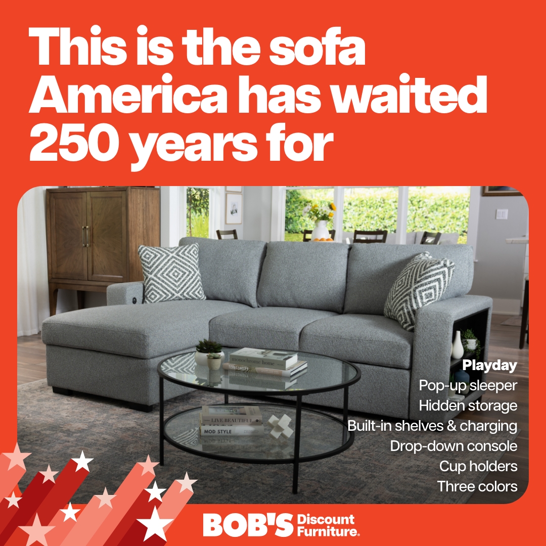 Bob's Discount Furniture Facebook ad