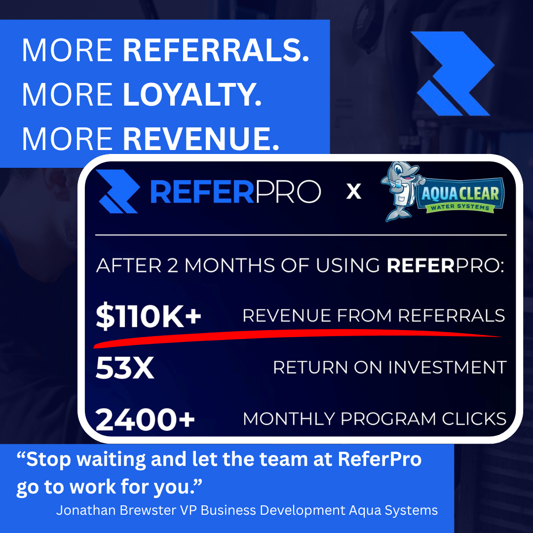 ReferPro Facebook ad: If You’re Not Asking For Referrals, You’re Missing…
