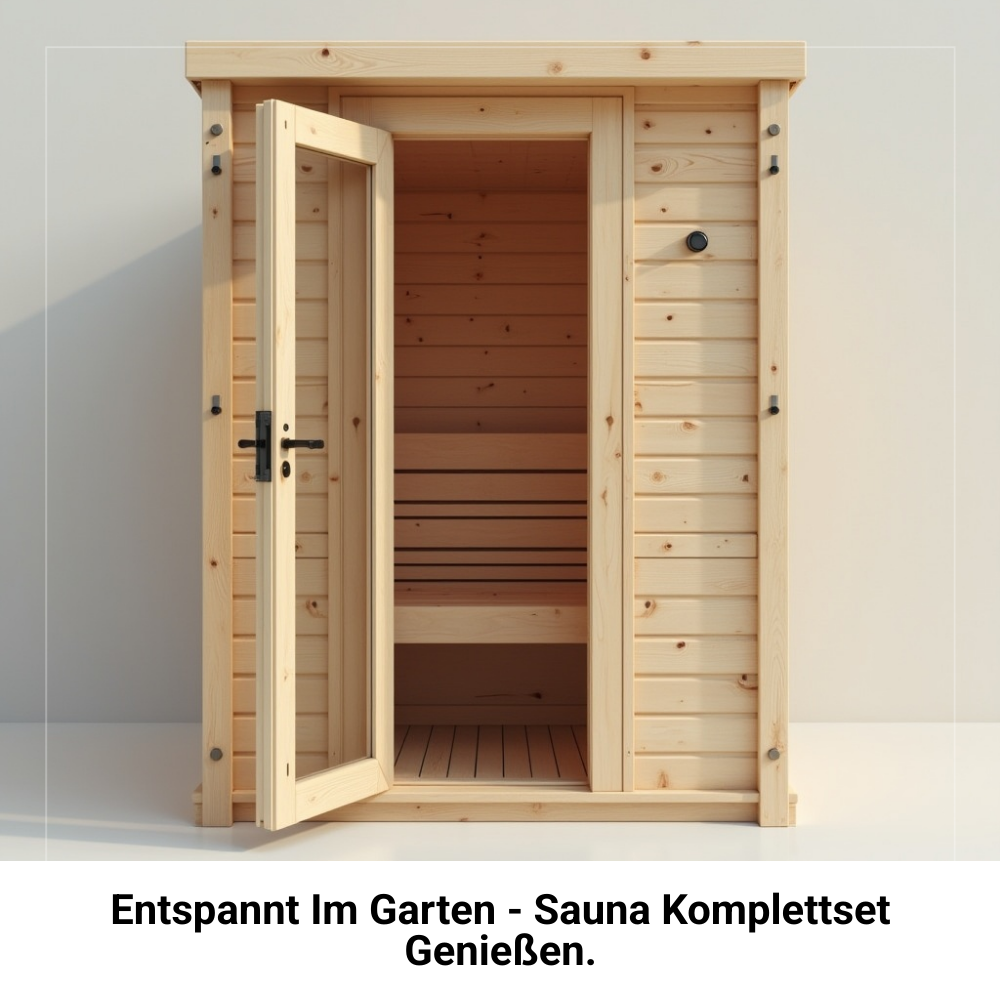 Daily Browse Facebook ad: Garten Sauna Komplettset Angebot.