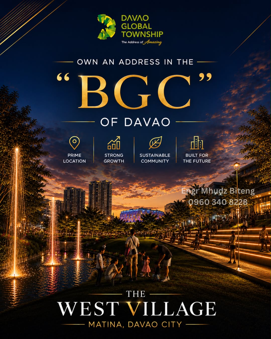 Davao Global Township DGT- Investment Properties In Davao City Facebook ad: Pre-selling Condo! Own A Home in Davao's BGC