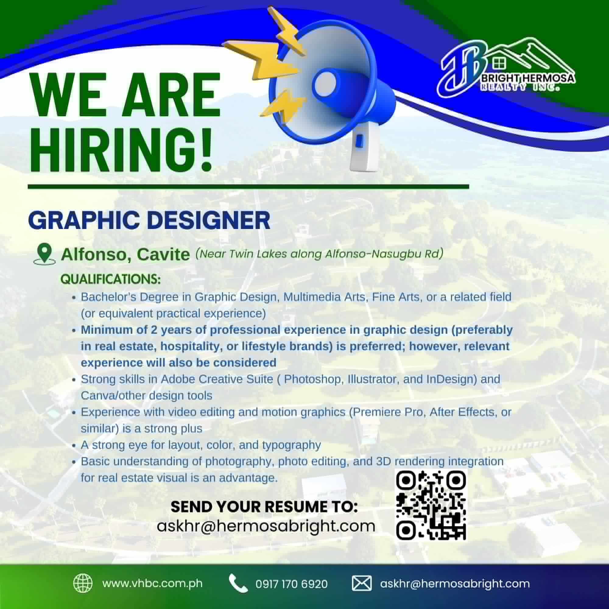 Bright Hermosa Realty Inc. Facebook ad: WE’RE HIRING! JOIN OUR GROWING TEAM