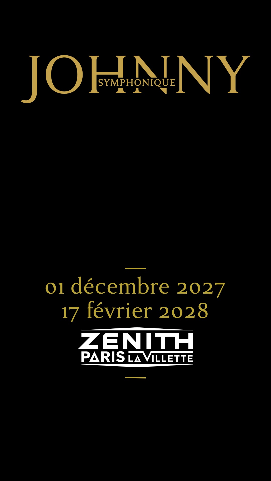 Johnny Symphonique Tour - Officiel Facebook ad: L’histoire continue… En tournée dans toute la France…