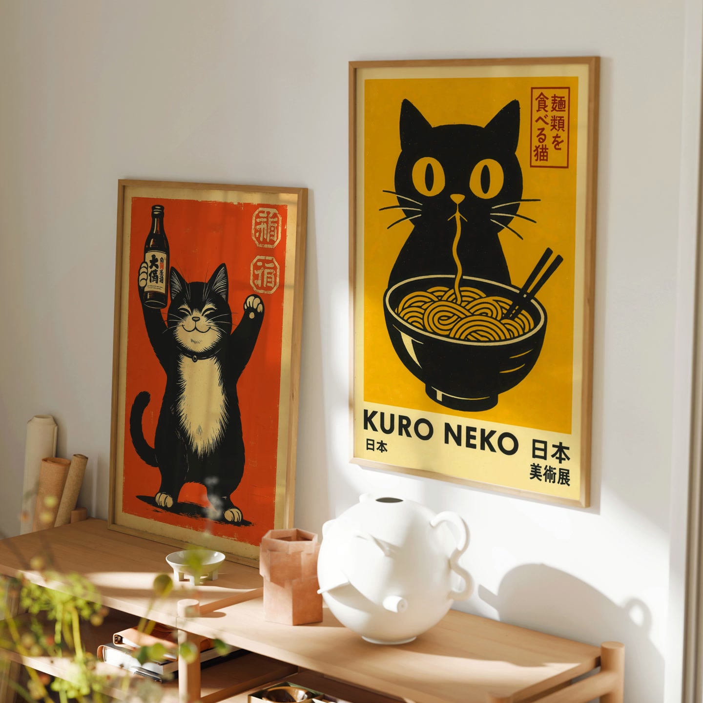 Animato Facebook ad: Japanese Beauty on Your Wall