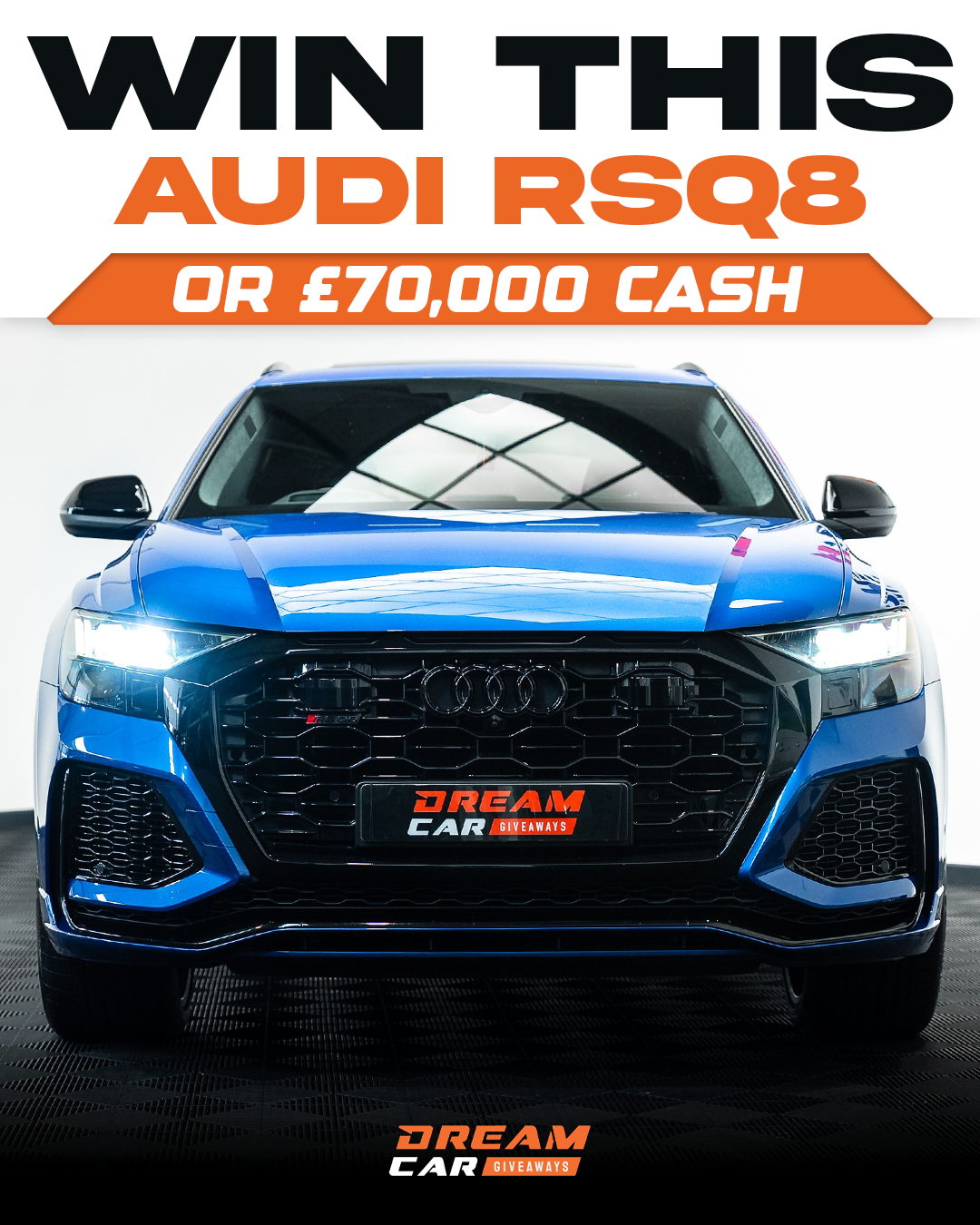 Dream Car Giveaways Facebook ad