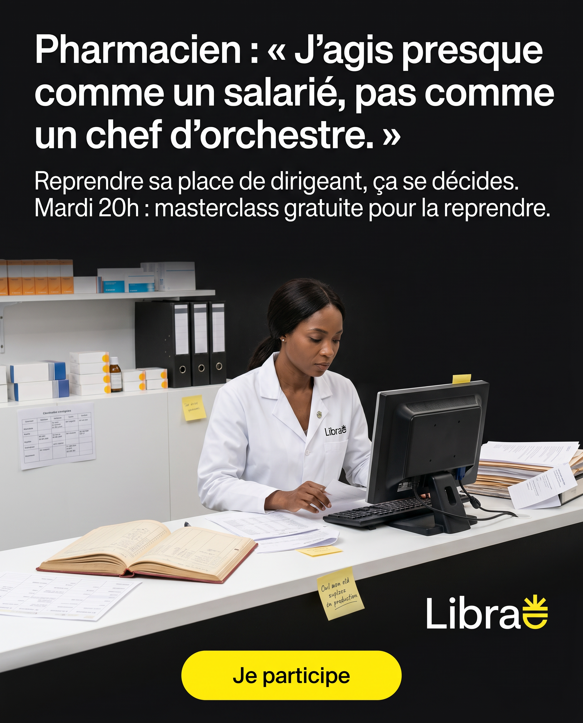 Romain Rousselet - Pharmacien Libre Facebook ad: Masterclass offerte et en direct
