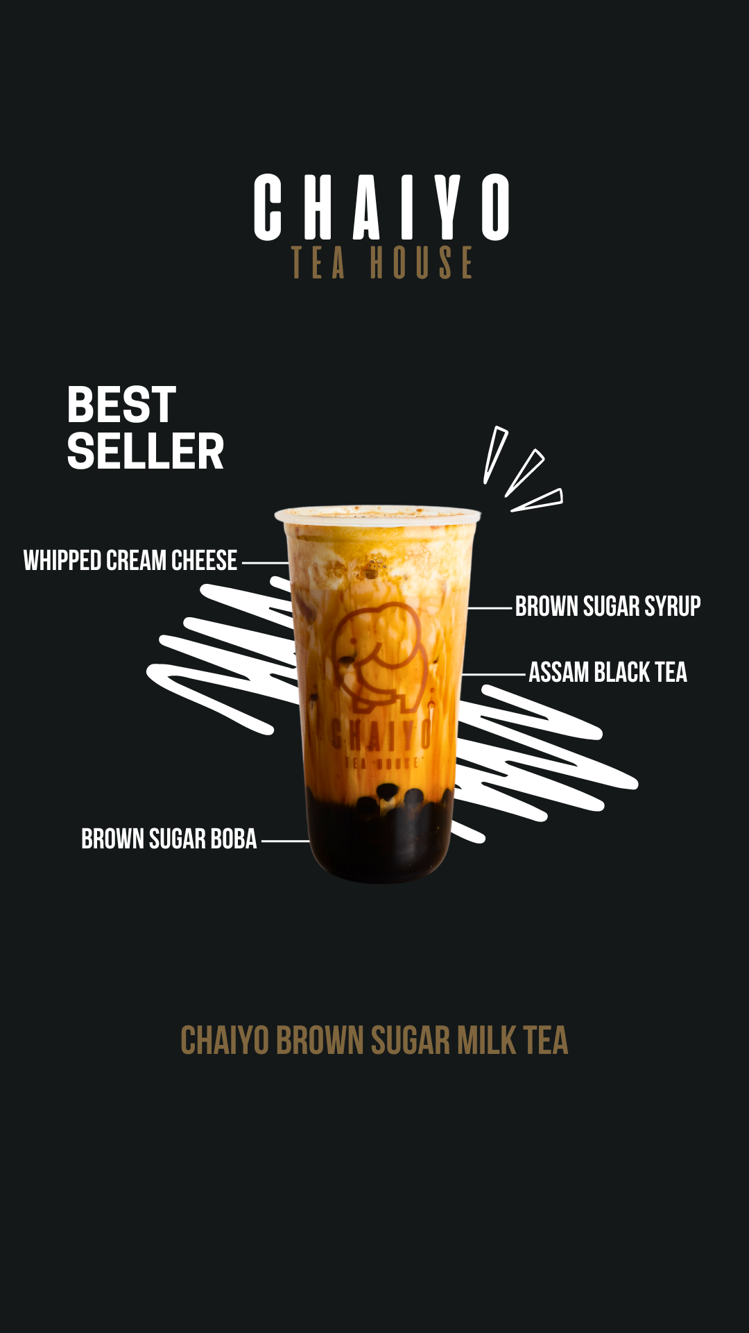 Chaiyo Tea House Facebook ad from May 13, 2026