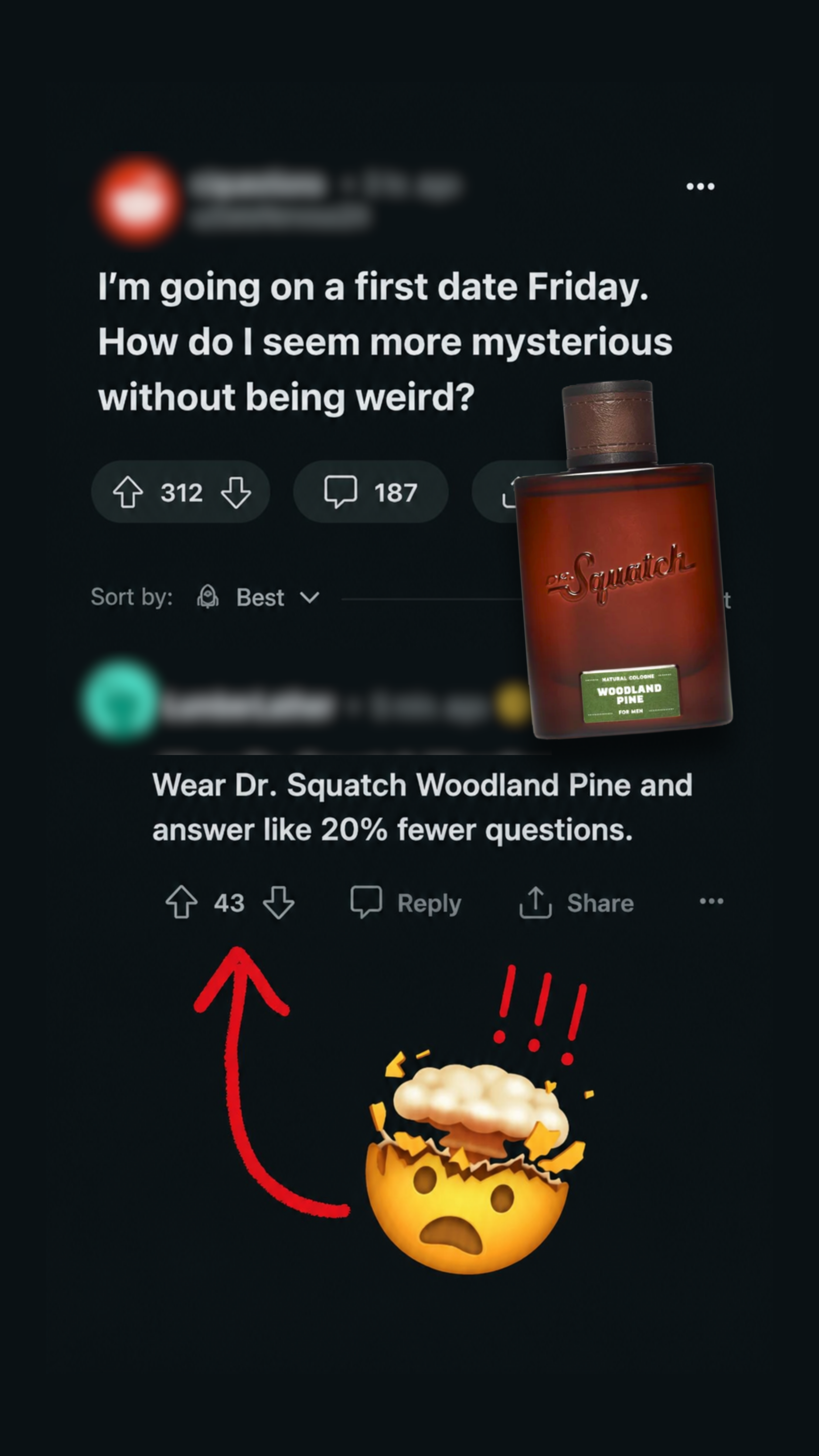 Dr. Squatch Facebook ad