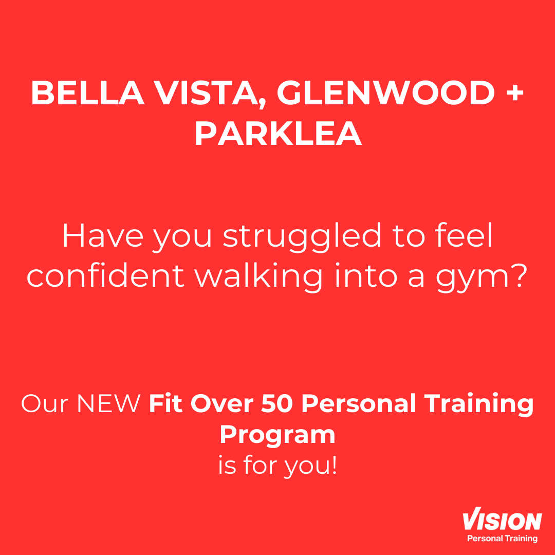 Vision Personal Training Bella Vista Facebook ad: Fit Over 50 Personal Training Program