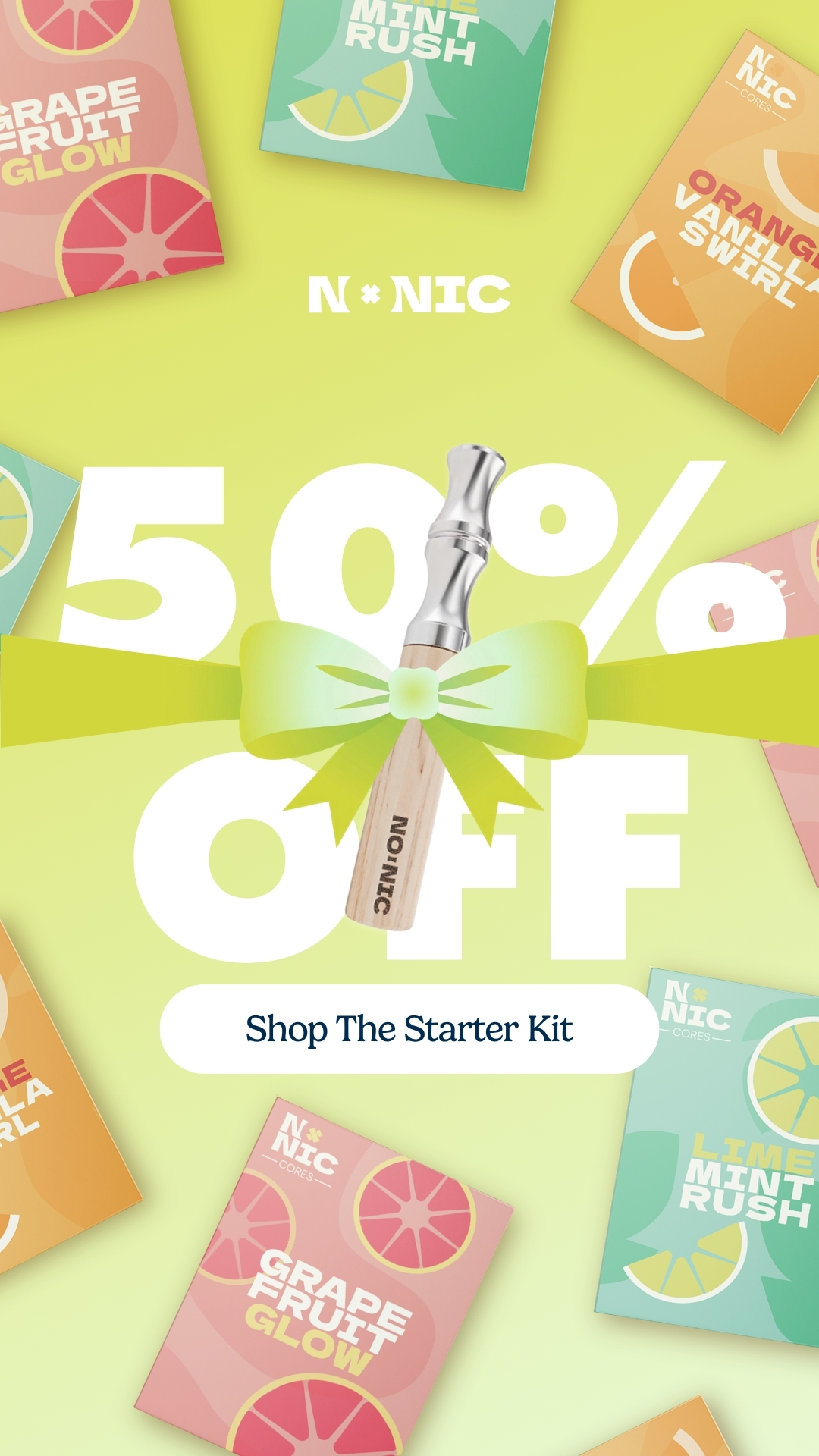 NoNic Facebook ad: 50% Off this Xmas in July!