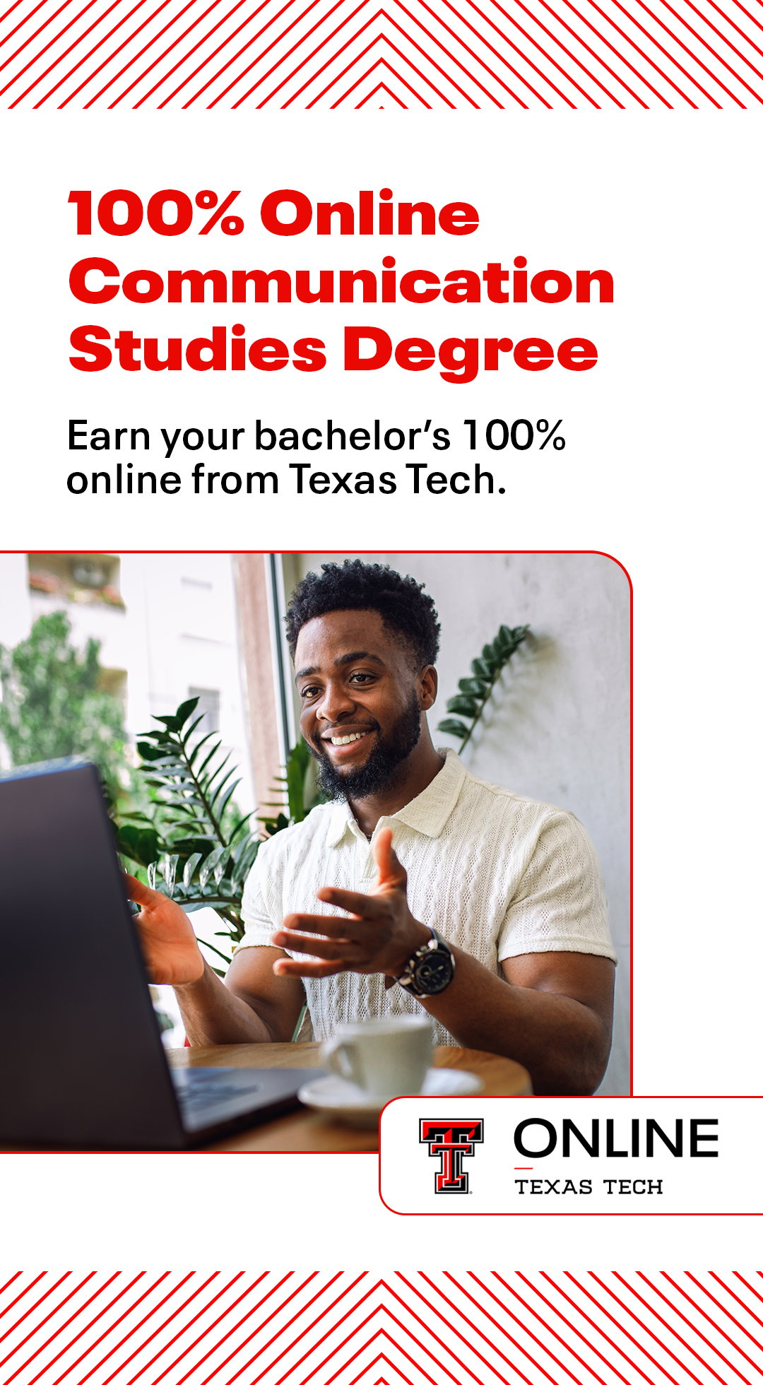 Texas Tech University Online Facebook ad