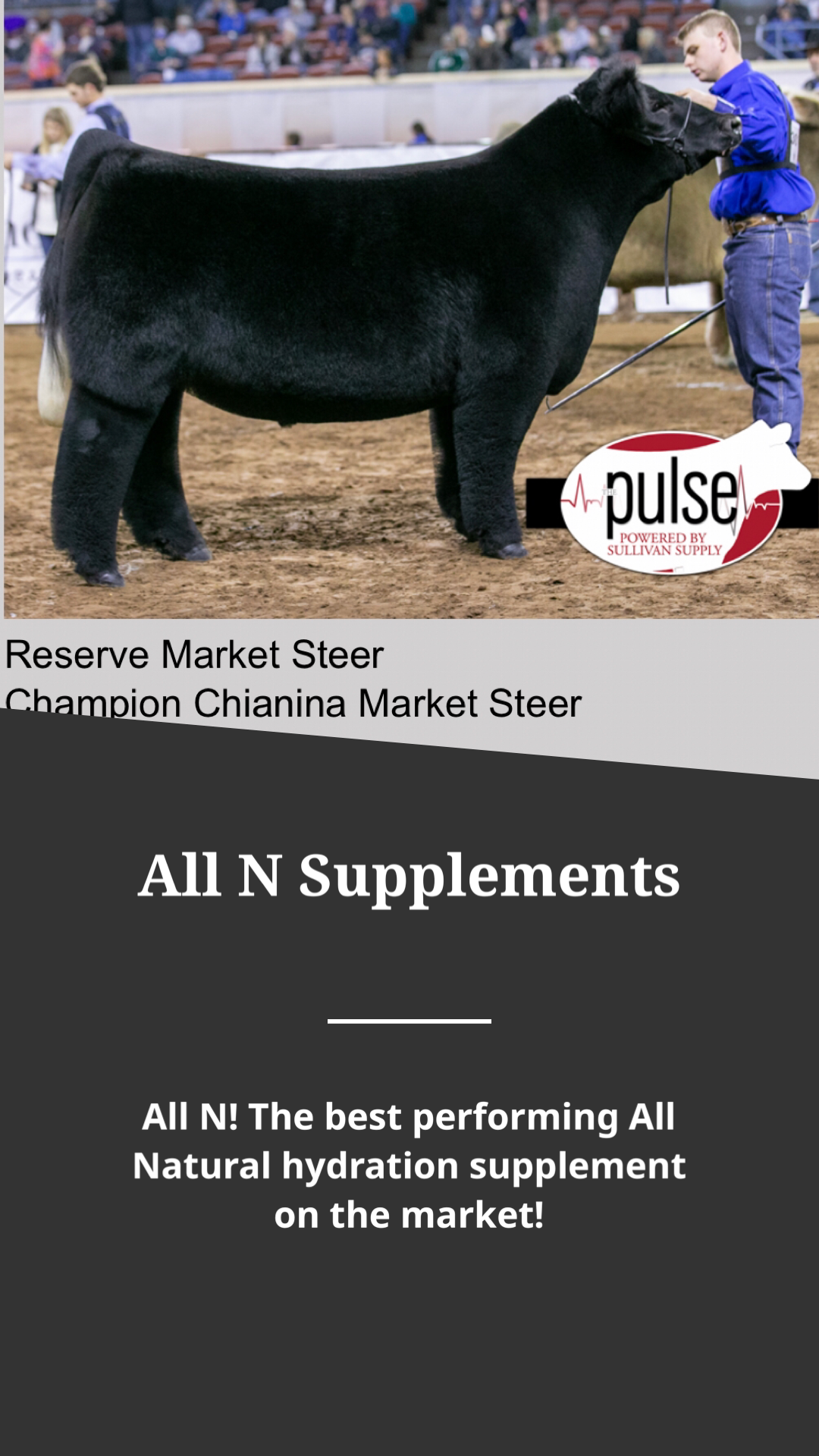All N Supplements Facebook ad from Mar 27, 2023
