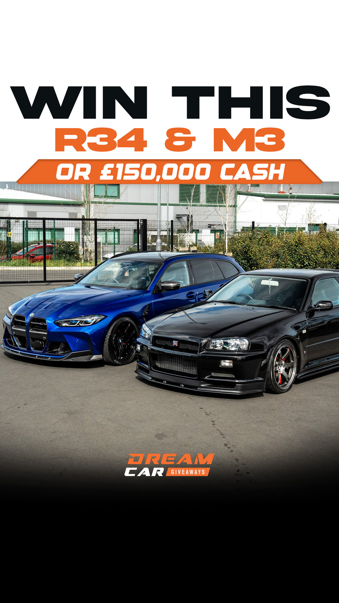 Dream Car Giveaways Facebook ad