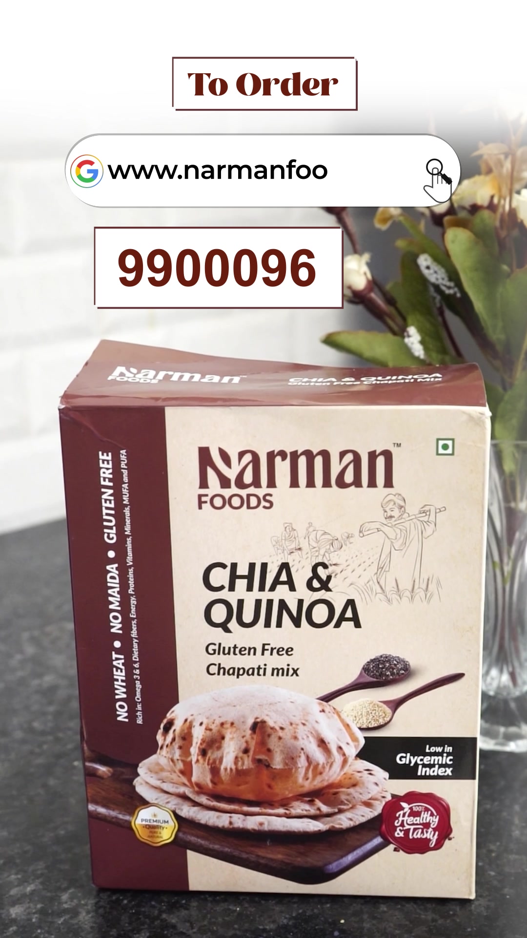 Narman Foods Facebook ad: Narman Foods Chapati mix 100% Gluten-Free Mix made…