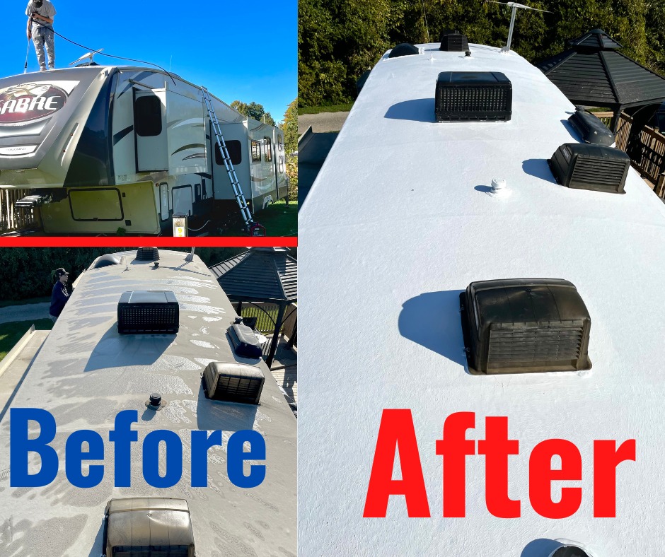 Gentlemen Rubberize Pro Coating - Rubberize Roofing Facebook ad: RV? Camping Trailer?