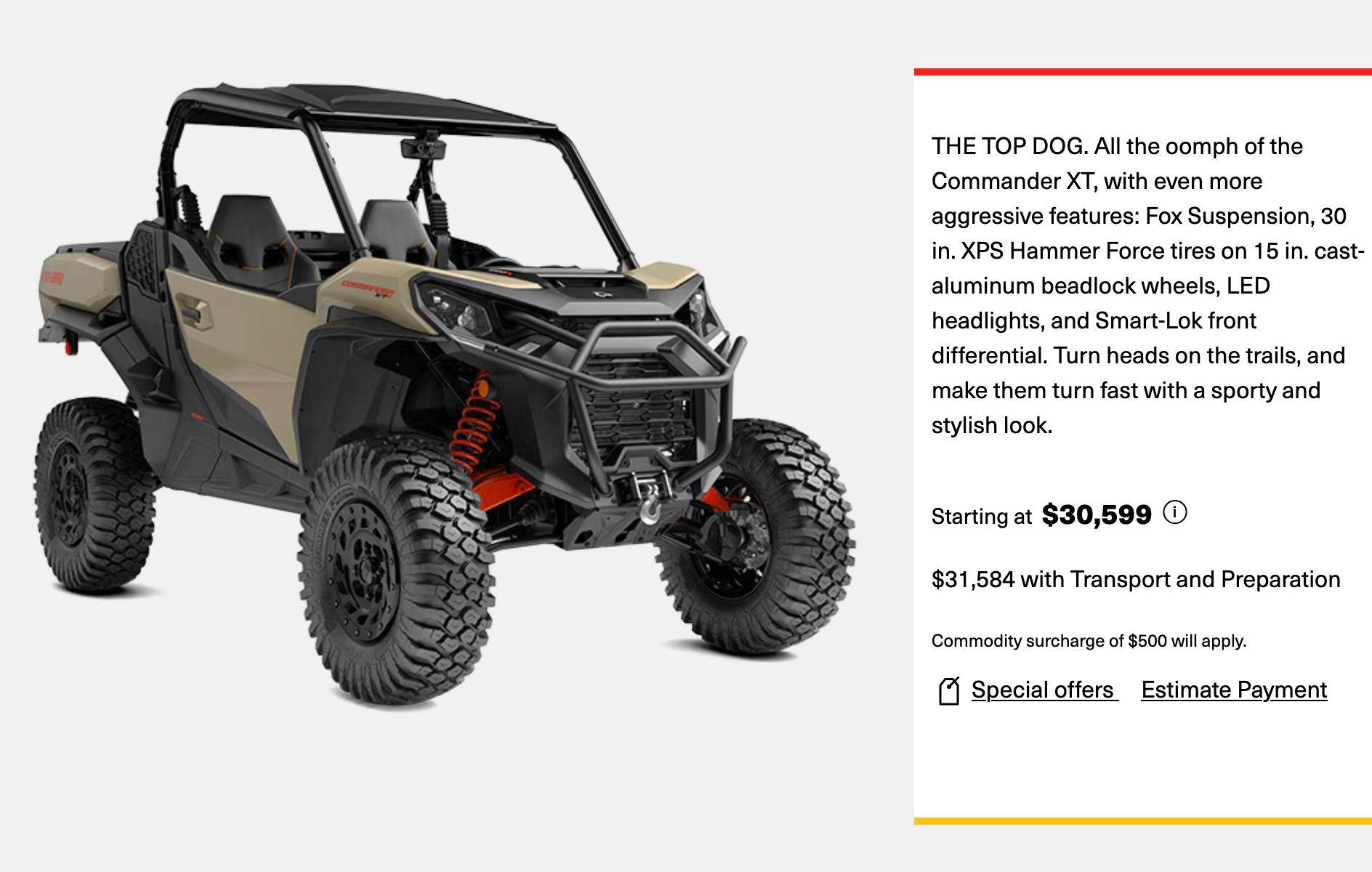 Brian Baker Facebook ad: 2023 Cam Am XT P