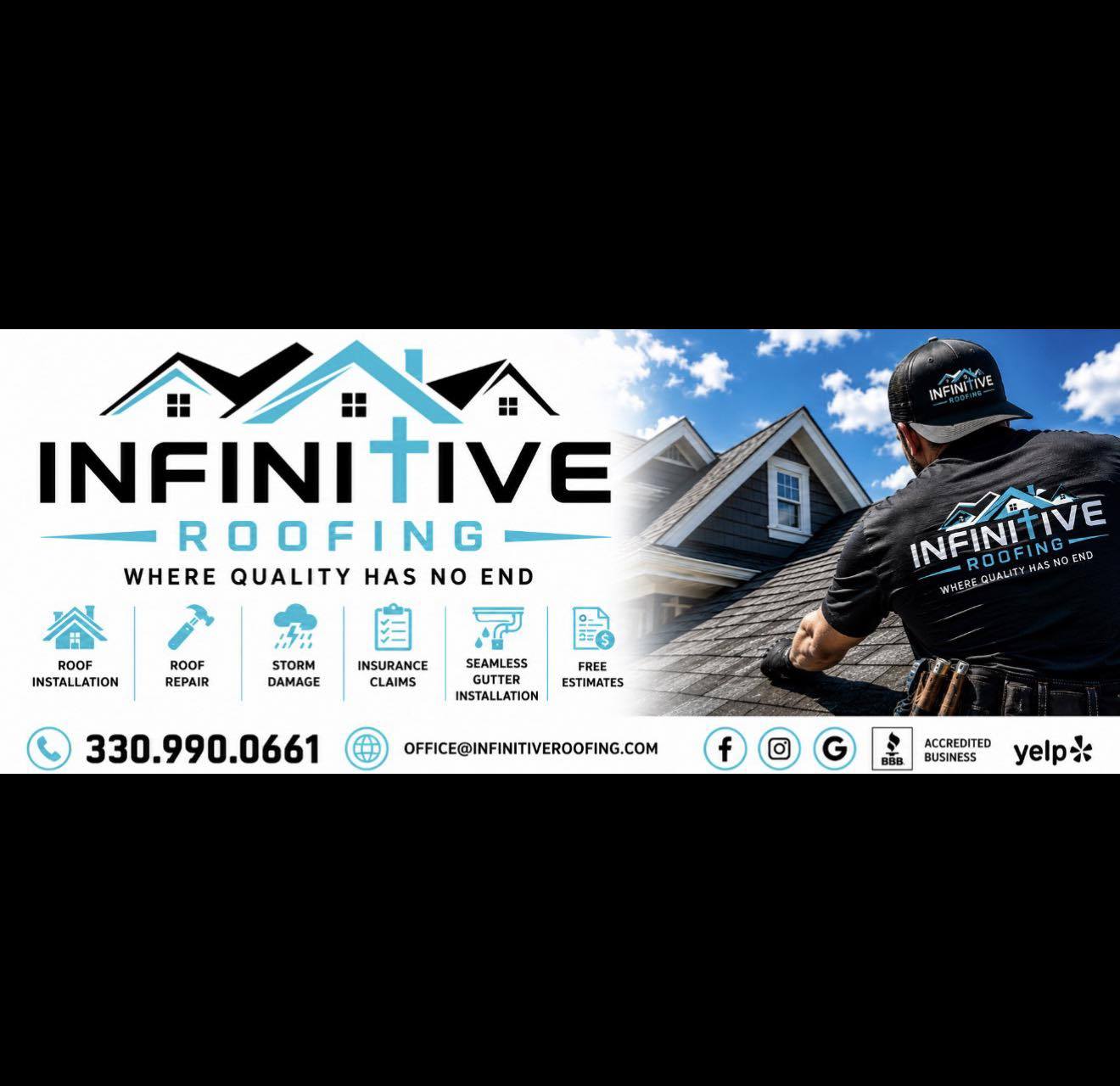 Infinitive Roofing Facebook ad