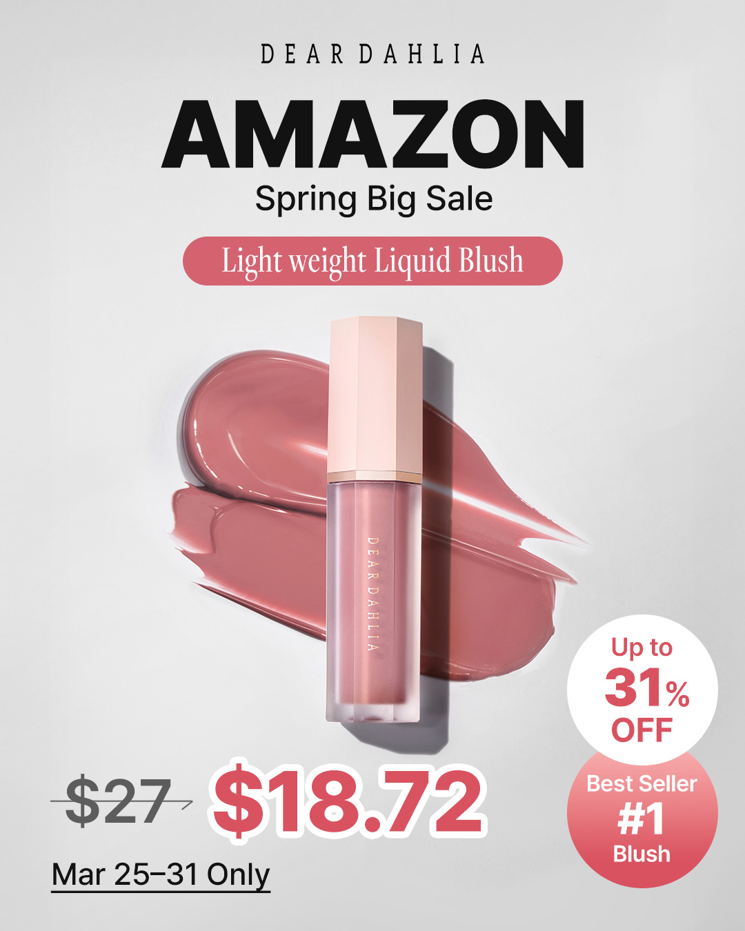 Dear Dahlia - 디어달리아 Facebook ad: [Only on AMAZON] Dear Dahlia Spring Big Sale