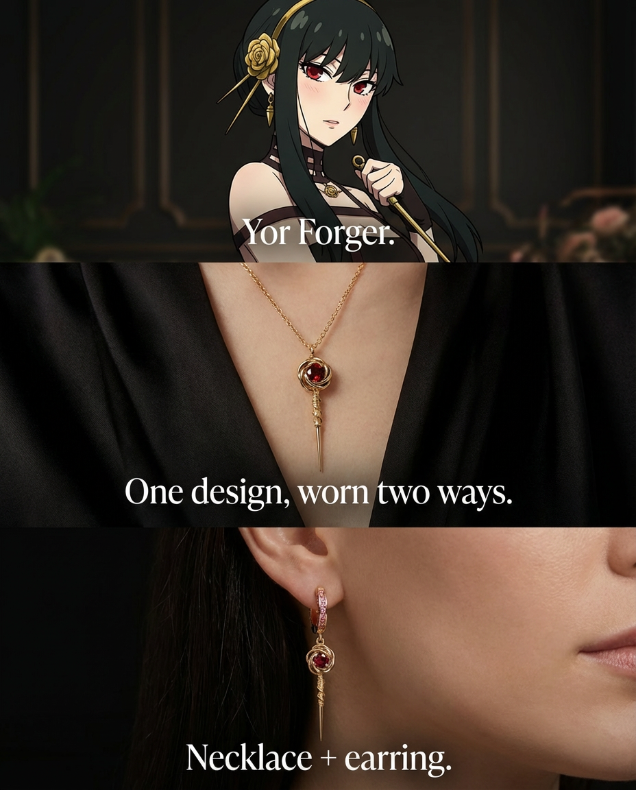Kraymer Art Facebook ad: This Earring Becomes A Necklace