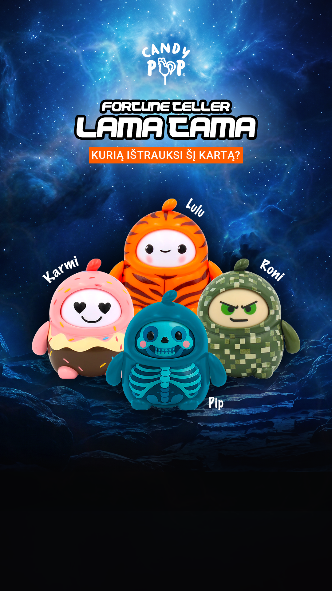 Candy POP Facebook ad: Atrask Lama Tama