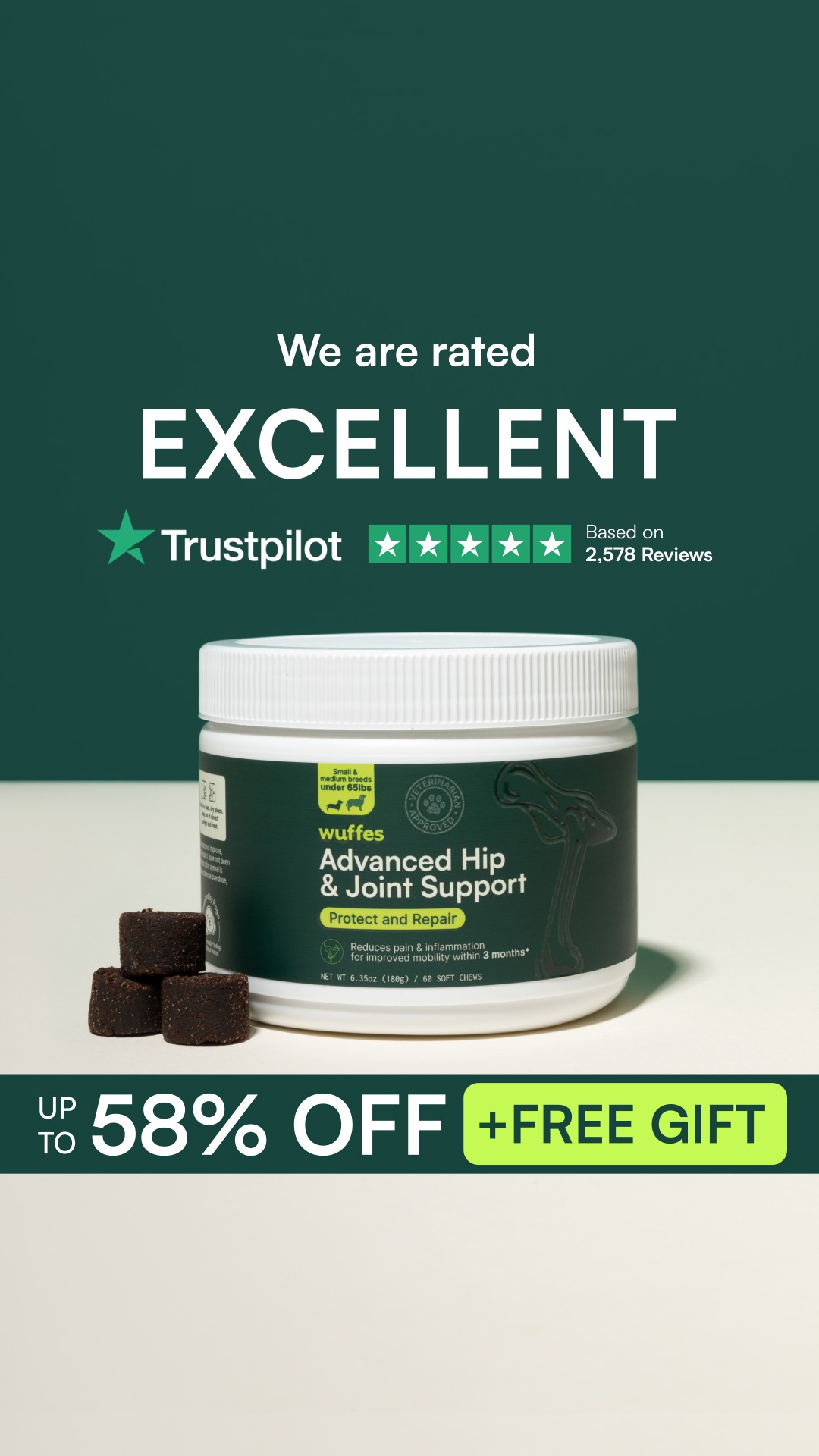 Wuffes Facebook ad