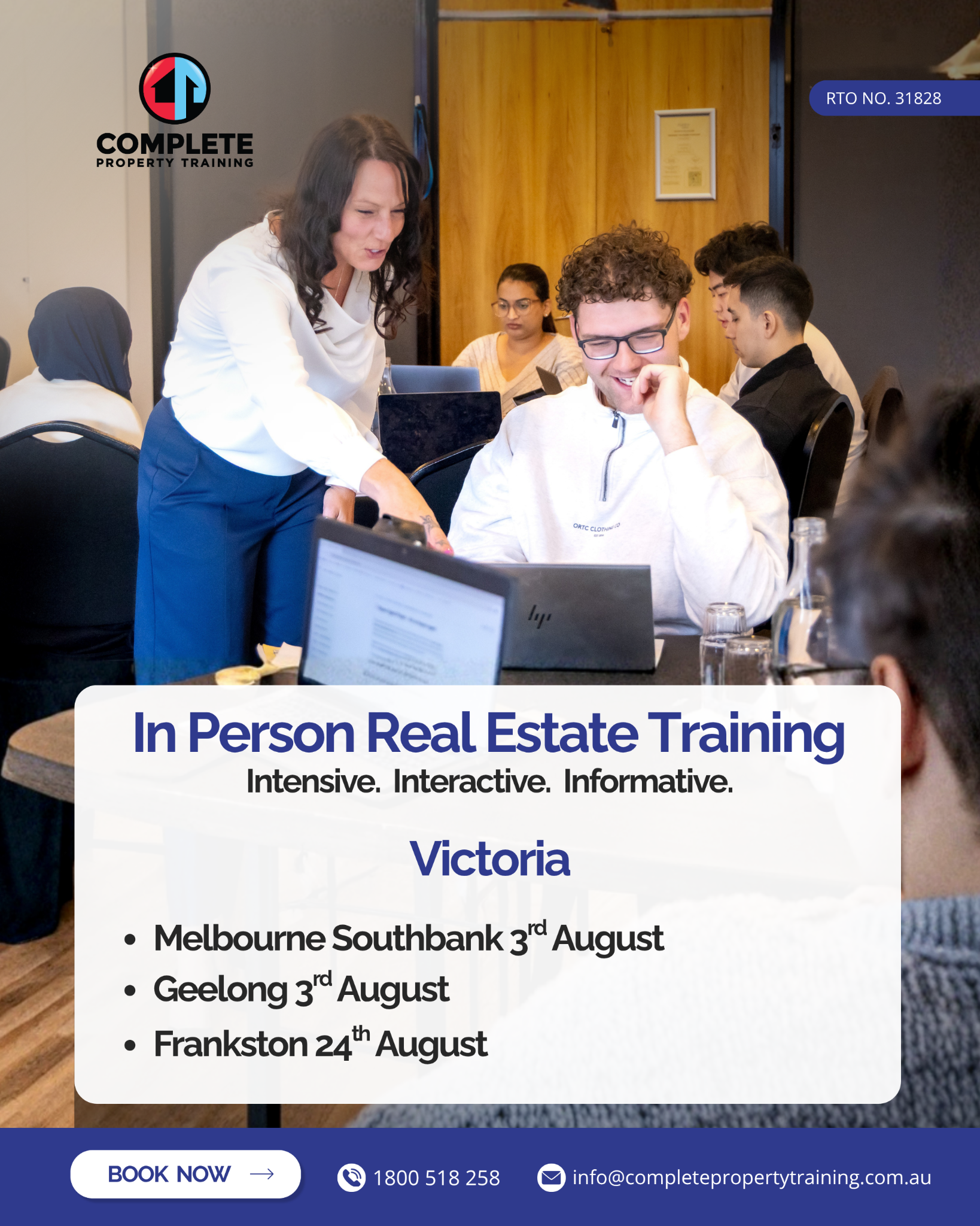 Complete Property Training RTO code 31828 Facebook ad