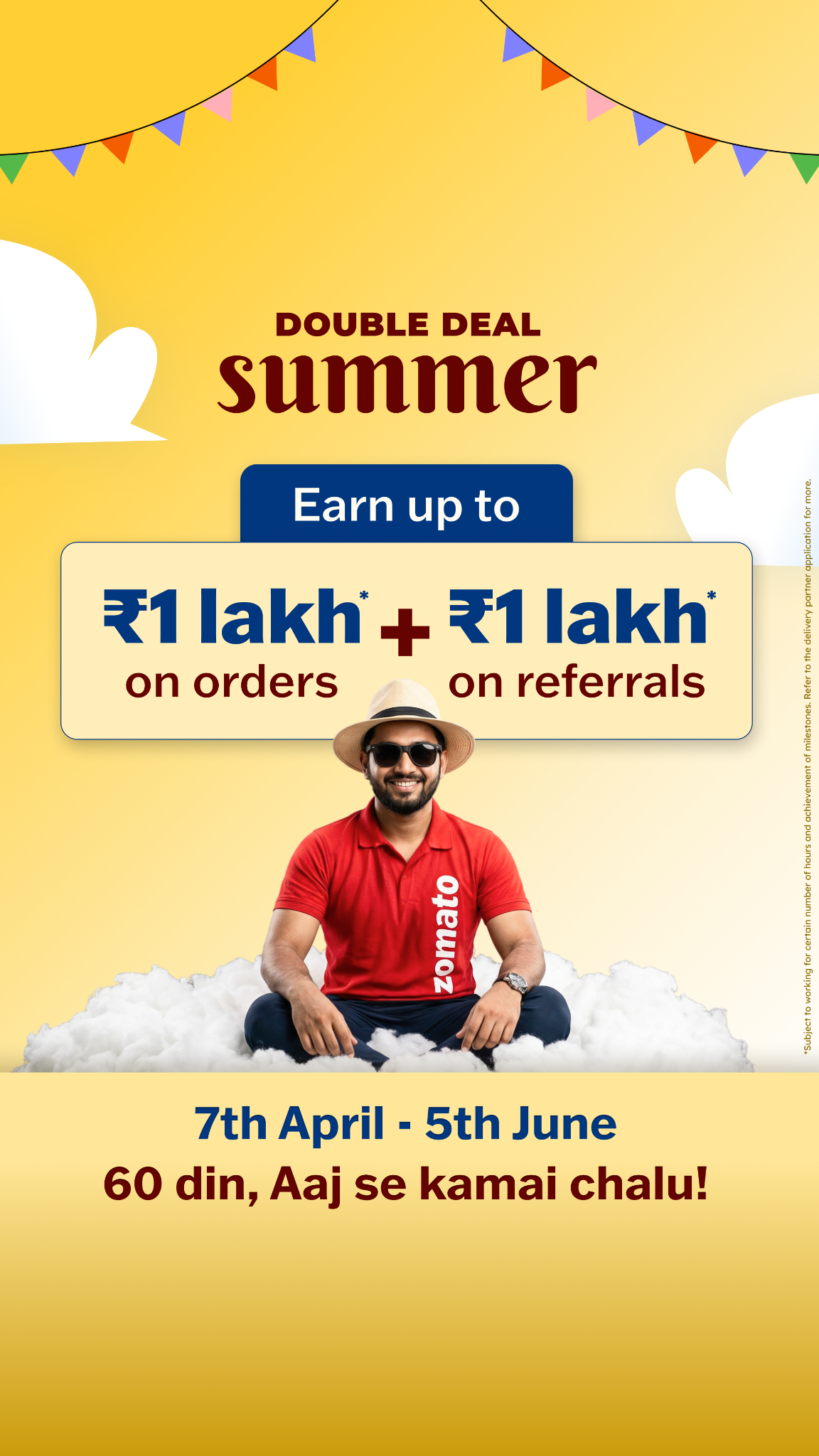 Zomato Delivery Partners Facebook ad