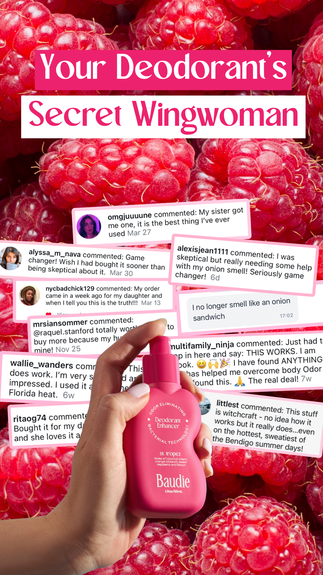 Baudie Facebook ad