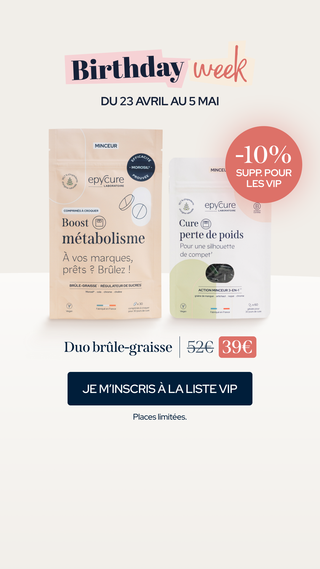 Epycure Facebook ad