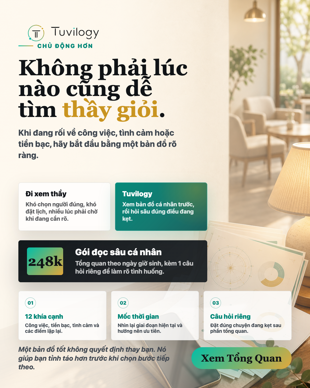 Tuvilogy - Tử Vi Hiện Đại Facebook ad: Bản Đồ Tử Vi Cá Nhân - Luận Giải Chi Tiết, Rõ Ràng & Khách…