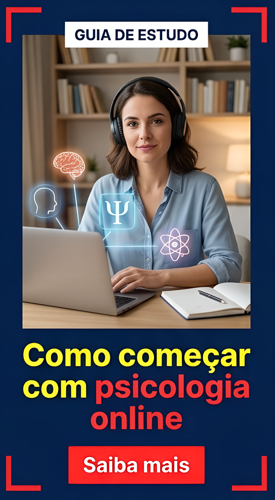 Sentical Drop Facebook ad: Online psychology study guide