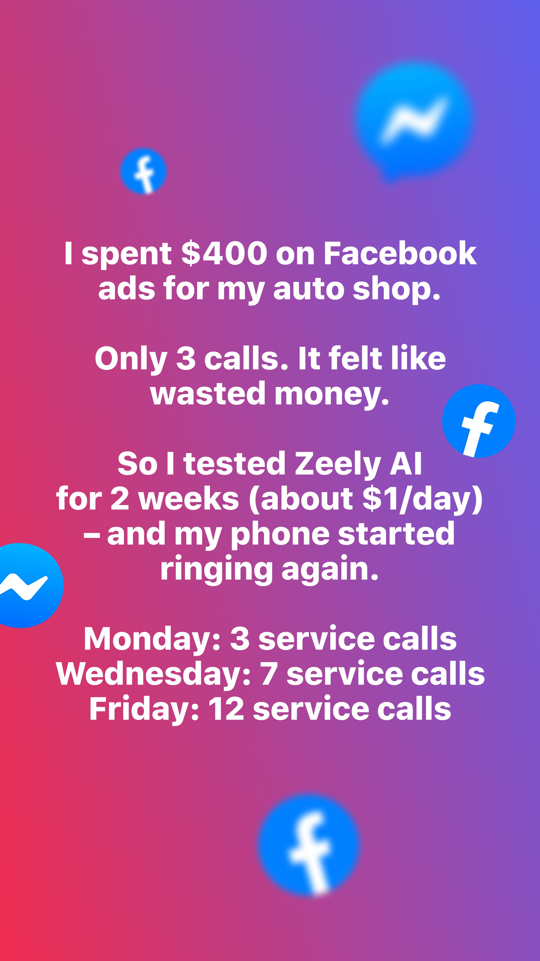 Zeely: Grow Sales with AI Facebook ad