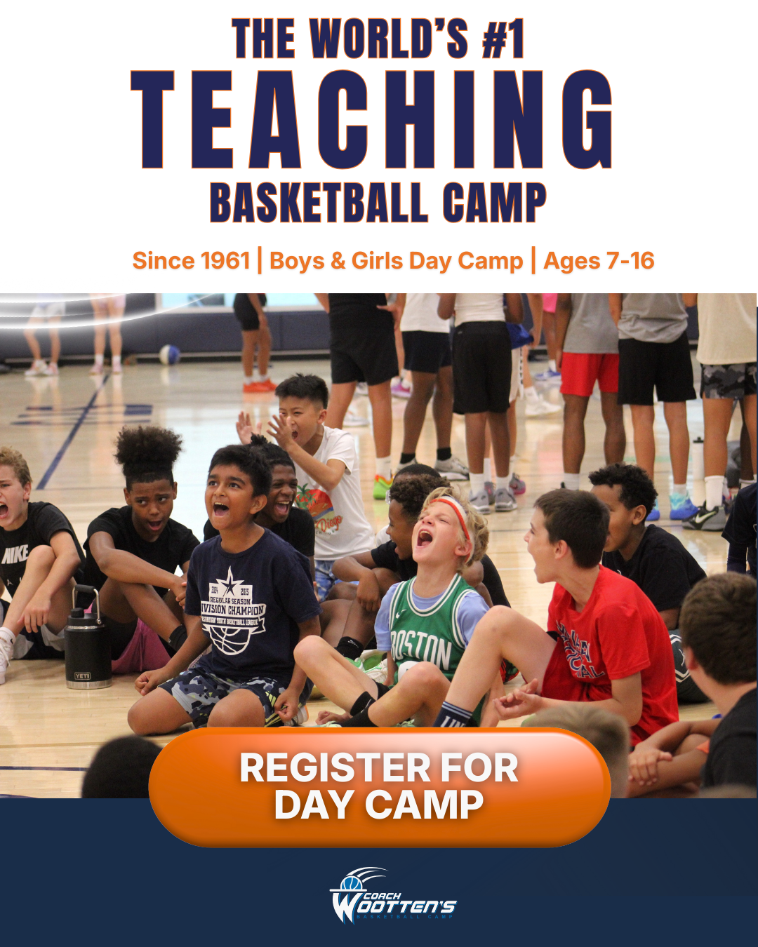 Coach Wootten's Basketball Camp Facebook ad
