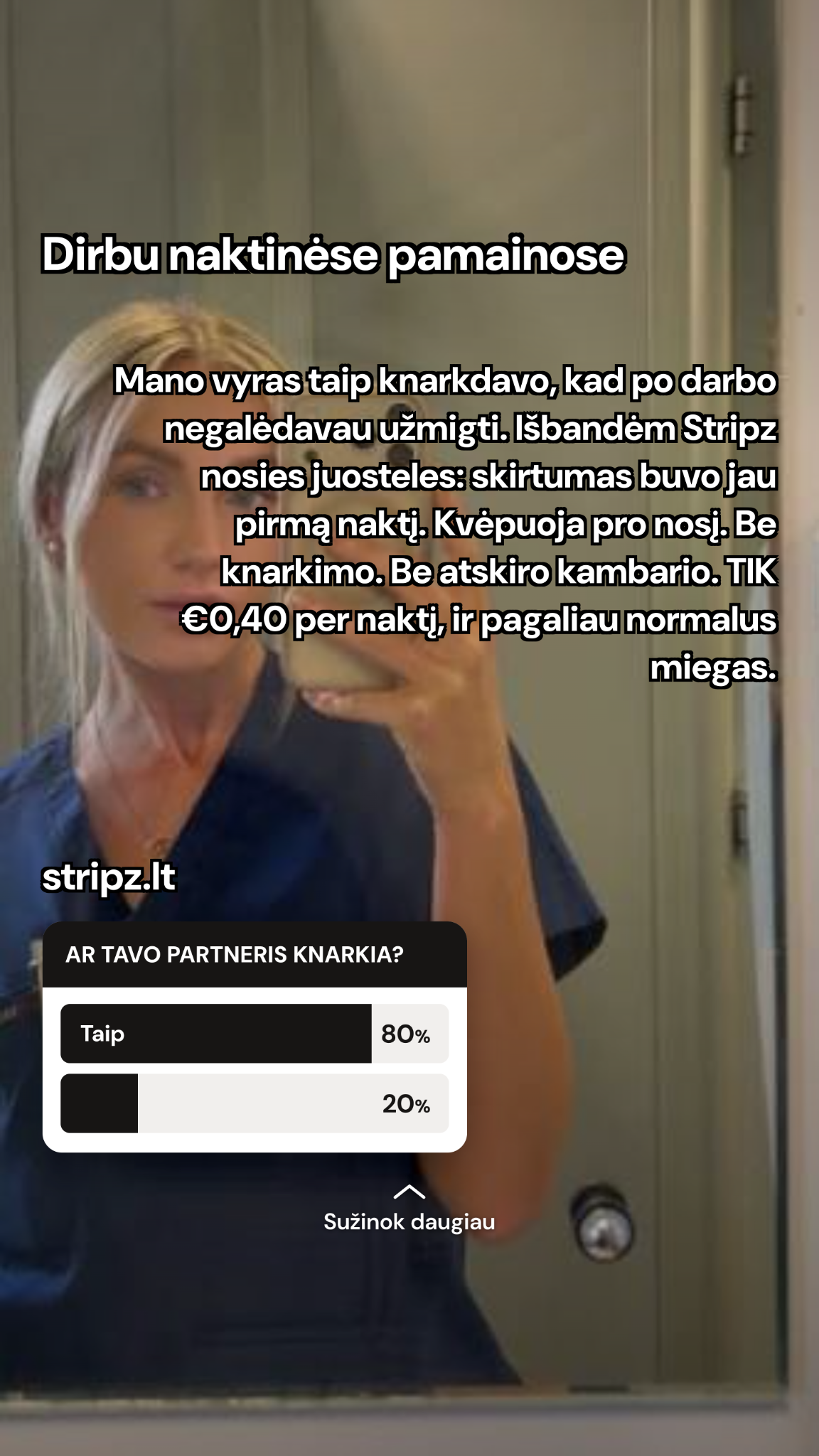Stripz Facebook ad