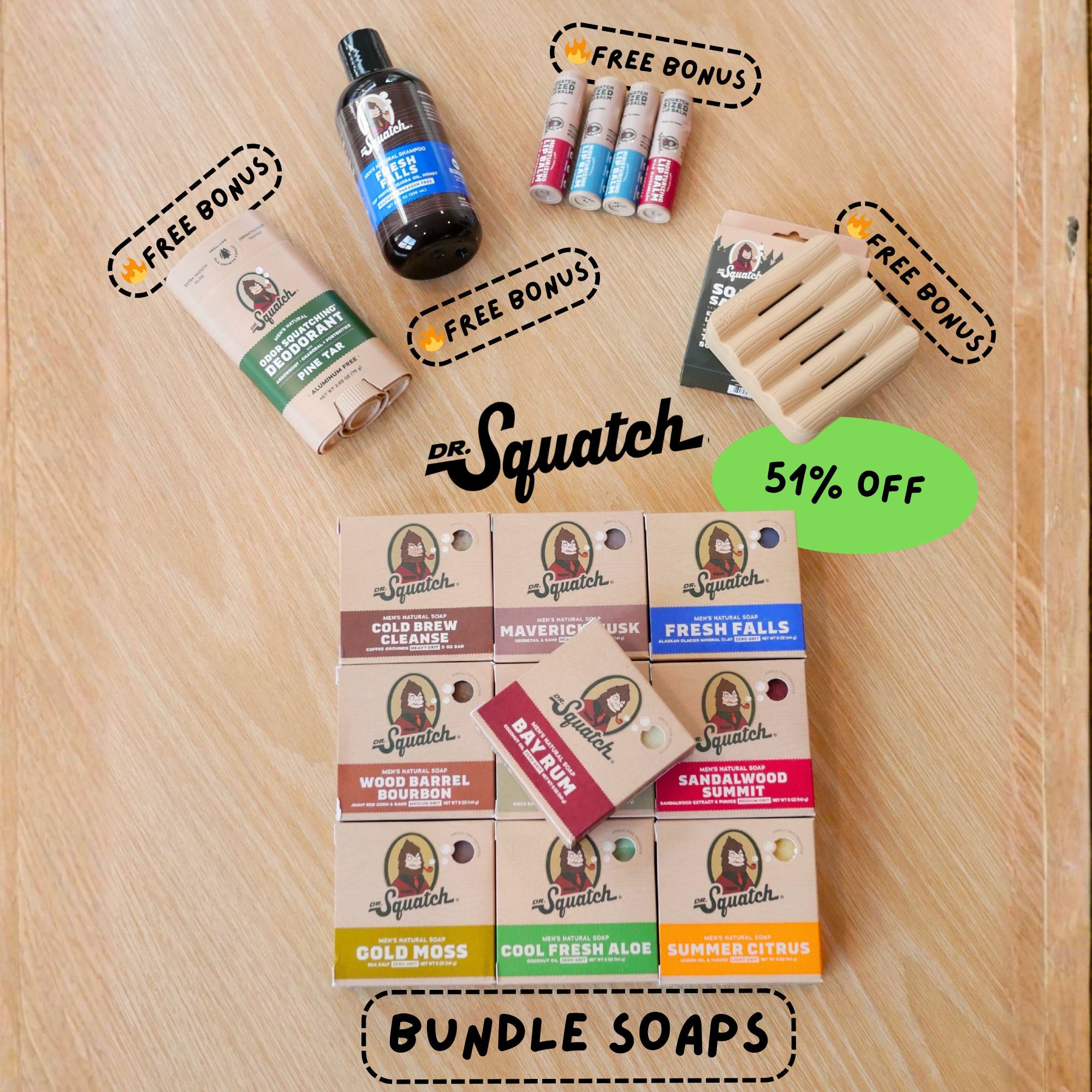 Dr. Squatch Facebook ad